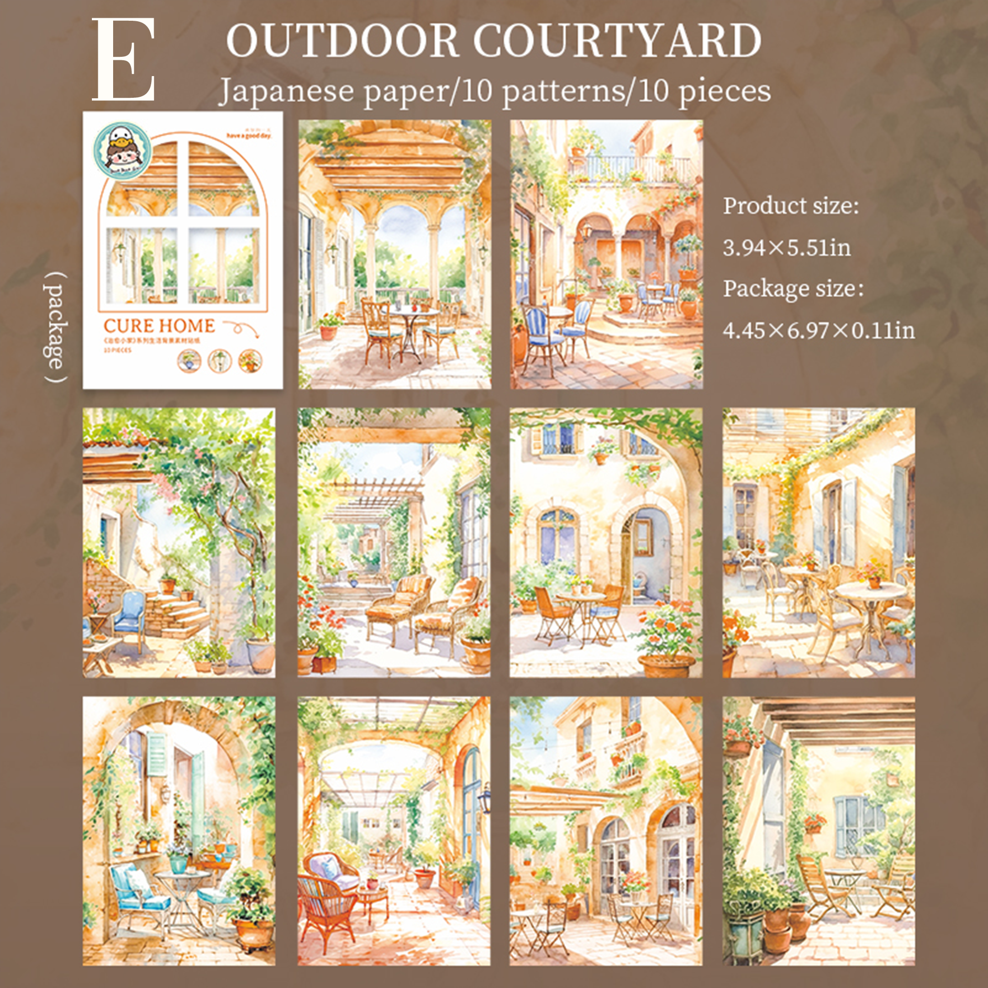 Healing Little Home Washi Sticker