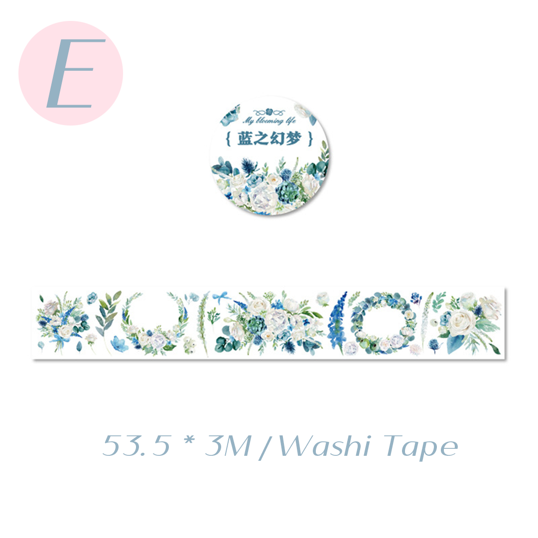 Flower Quotes Series Plant Flower Washi Tape