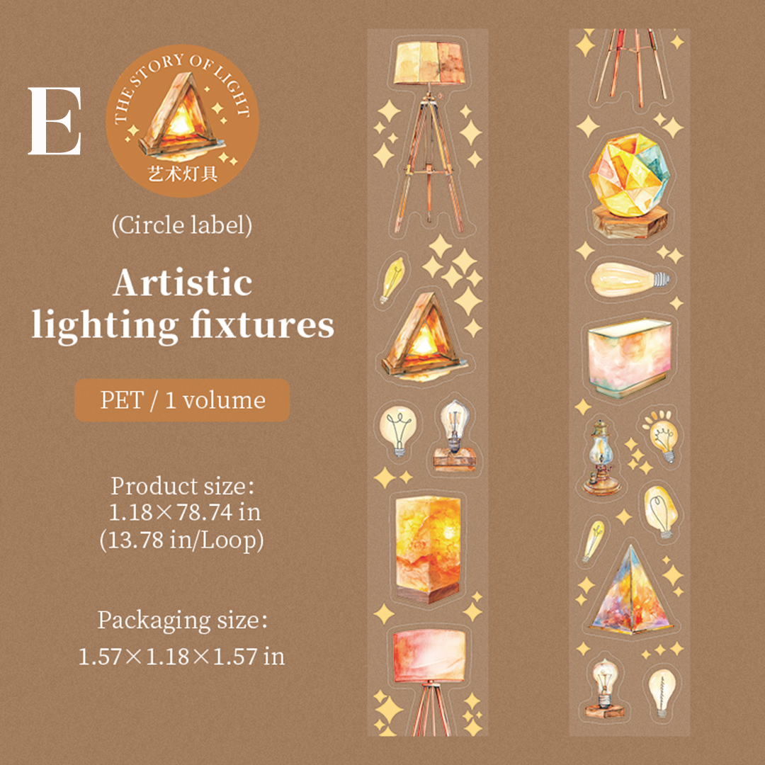 The Story of Light Pre-cut PET Tape