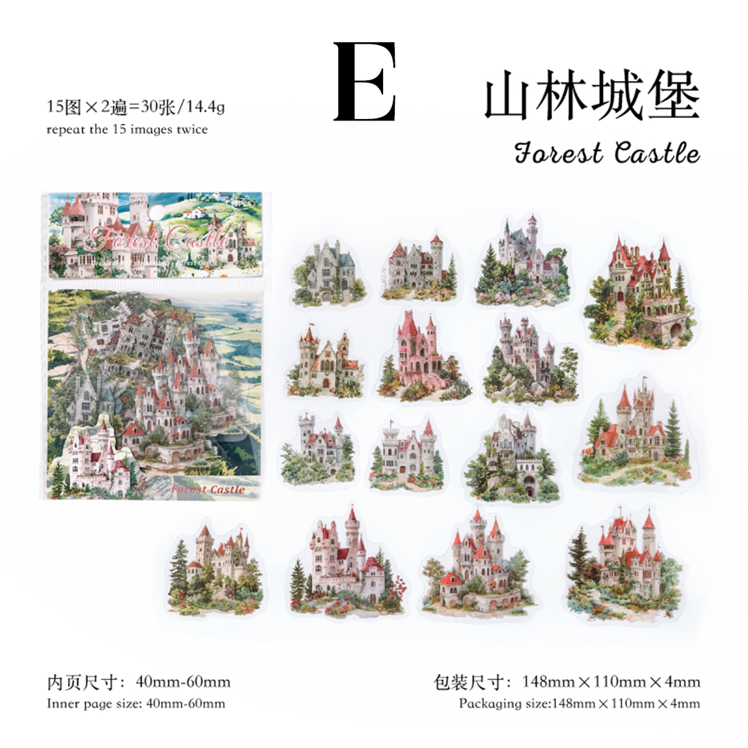 Forest Hut Nature Series PET Sticker