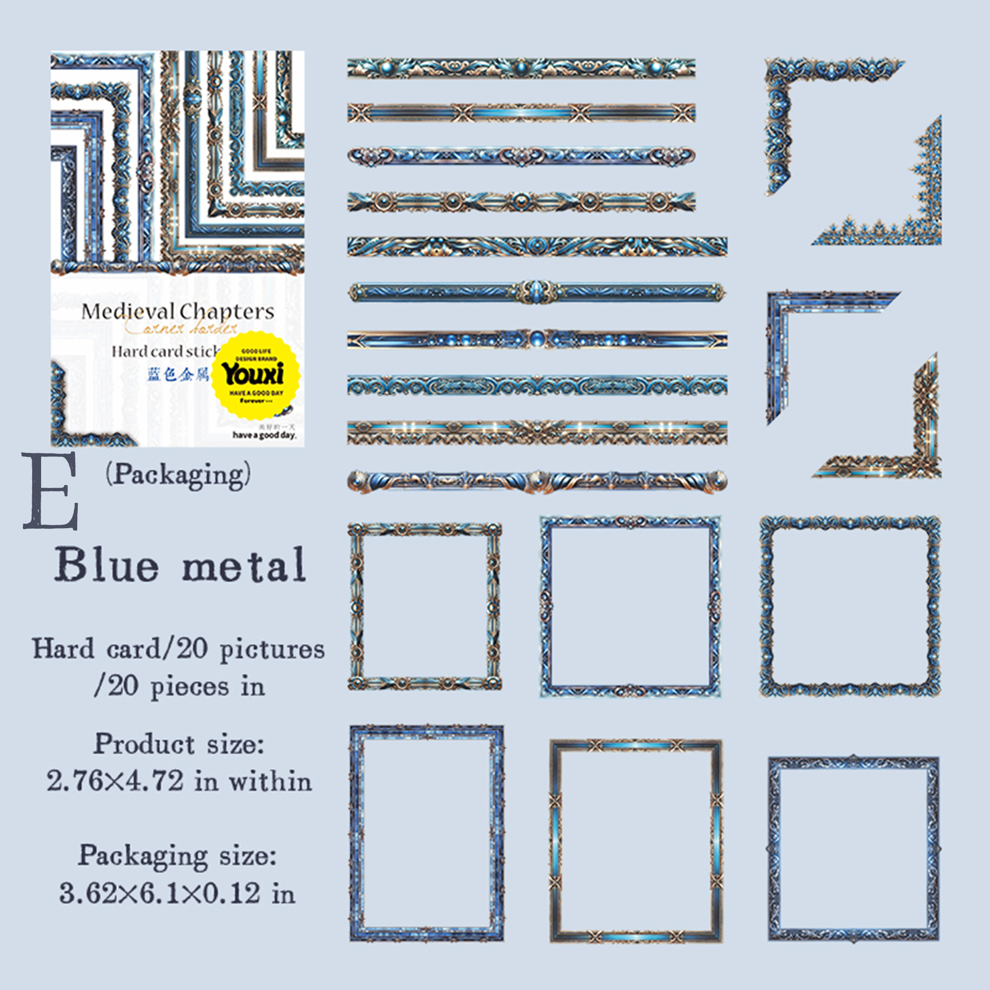 Medieval Chapters Paper Sticker