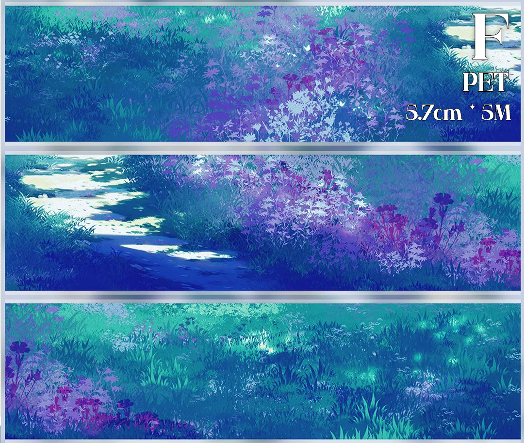 【ZERO】About Night Landscaping Tape(34 Styles)(Whole Roll Tape)
