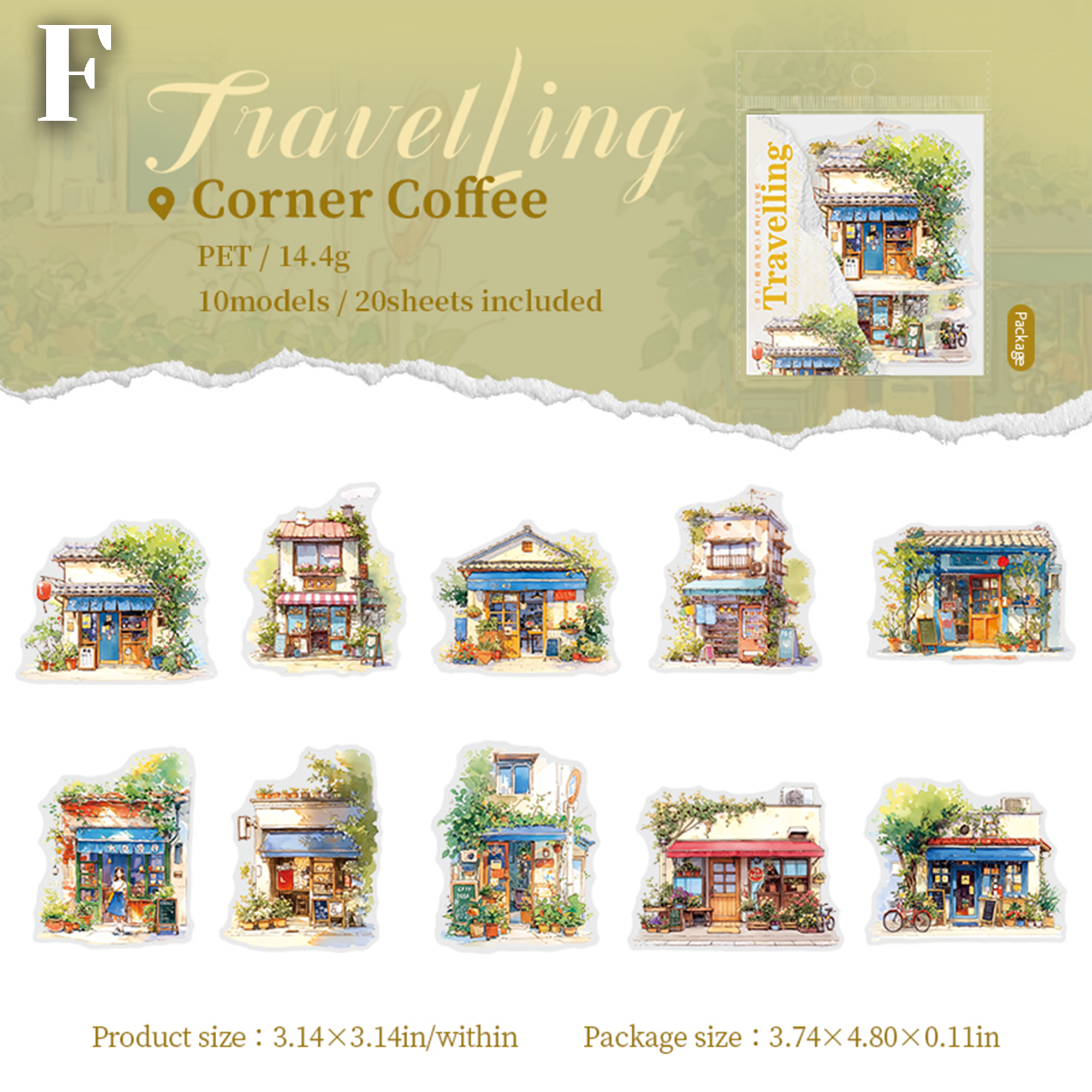 Pack Your Bags and Set Off PET Sticker