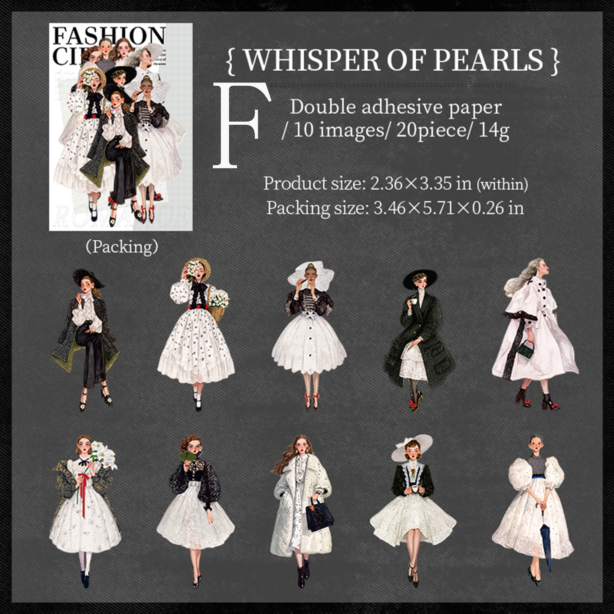 Vintage Fashion Stickers