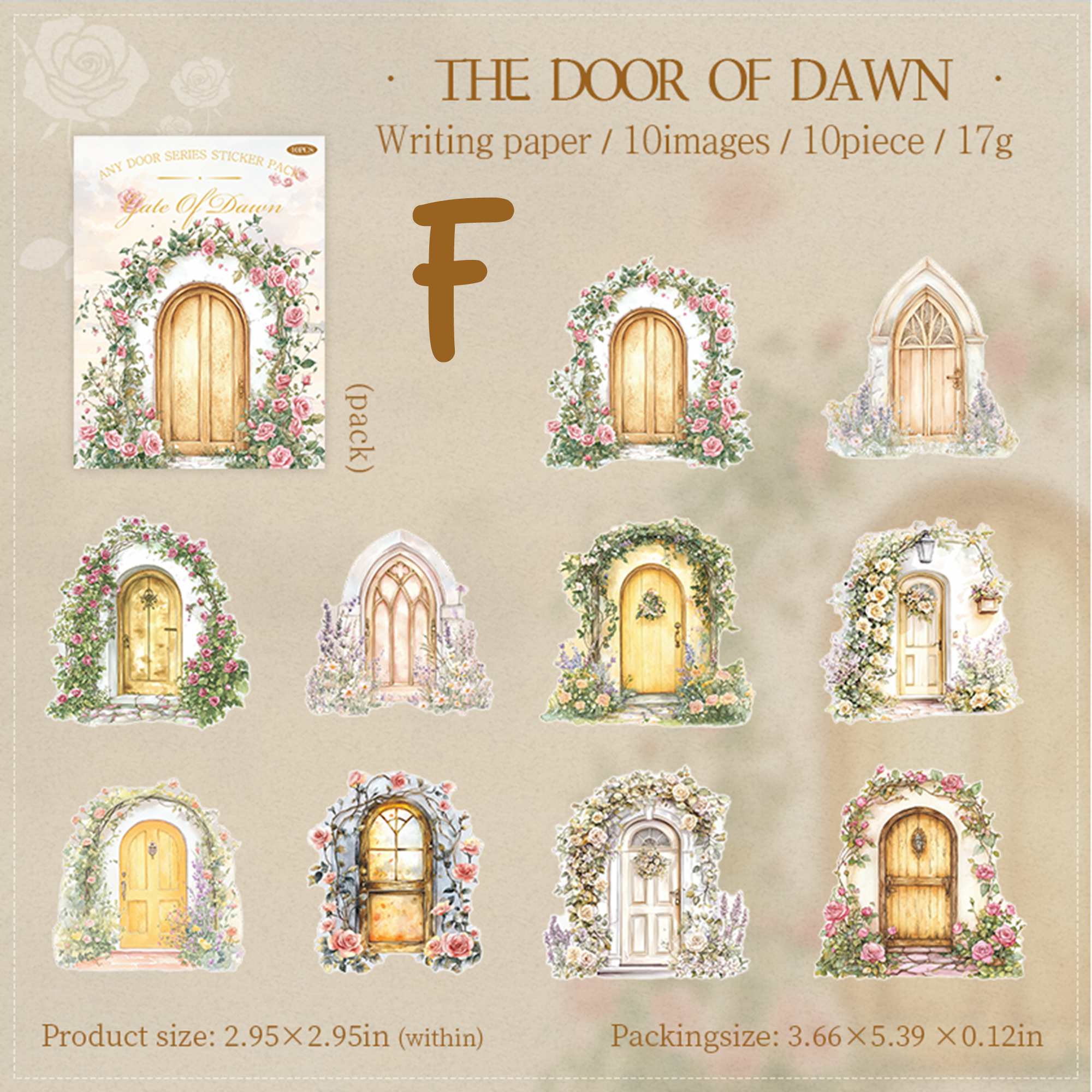 Arbitrary Gate Writing Paper Sticker