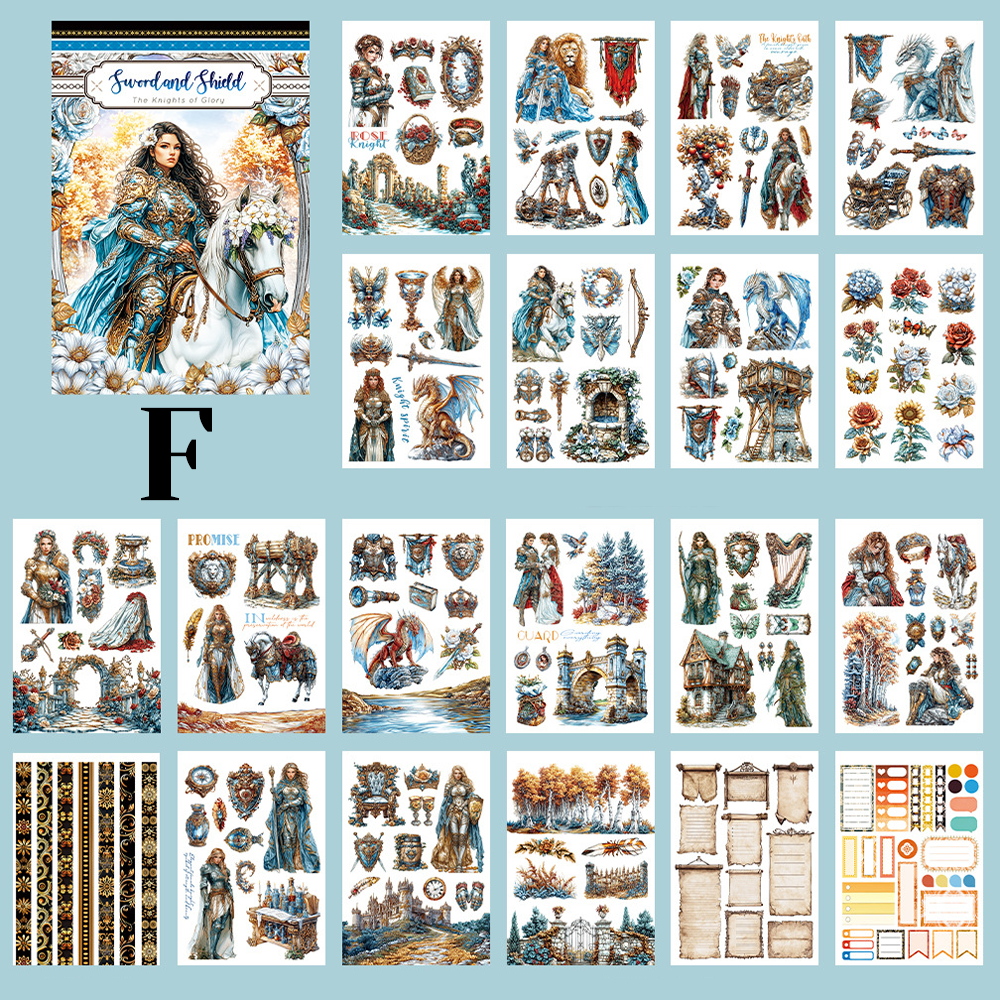 Vintage Sticker Book Vol.11 - Sword and Shicld