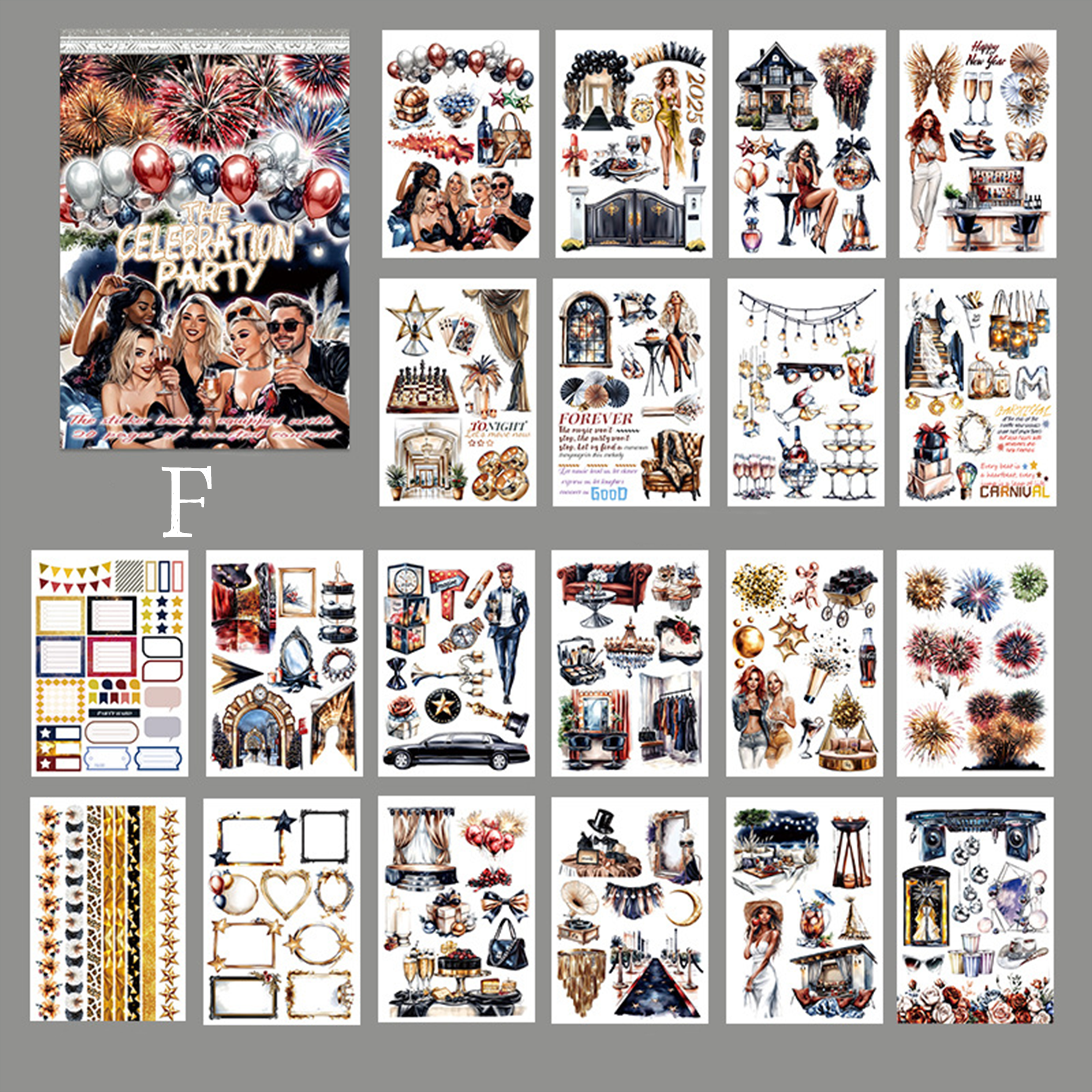 Vintage Sticker Book Vol.15