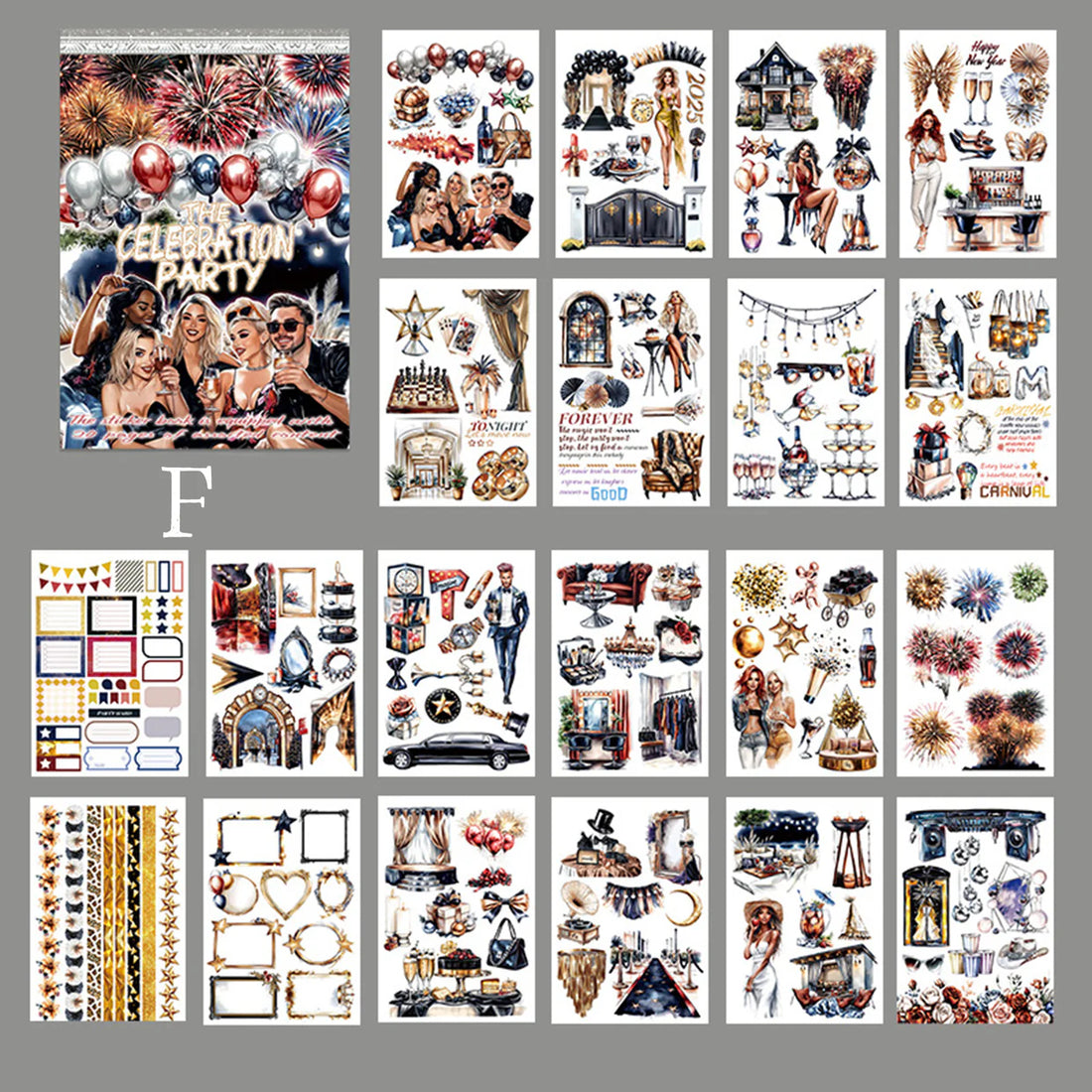 Vintage Sticker Book Vol.15 - The Celebration Party
