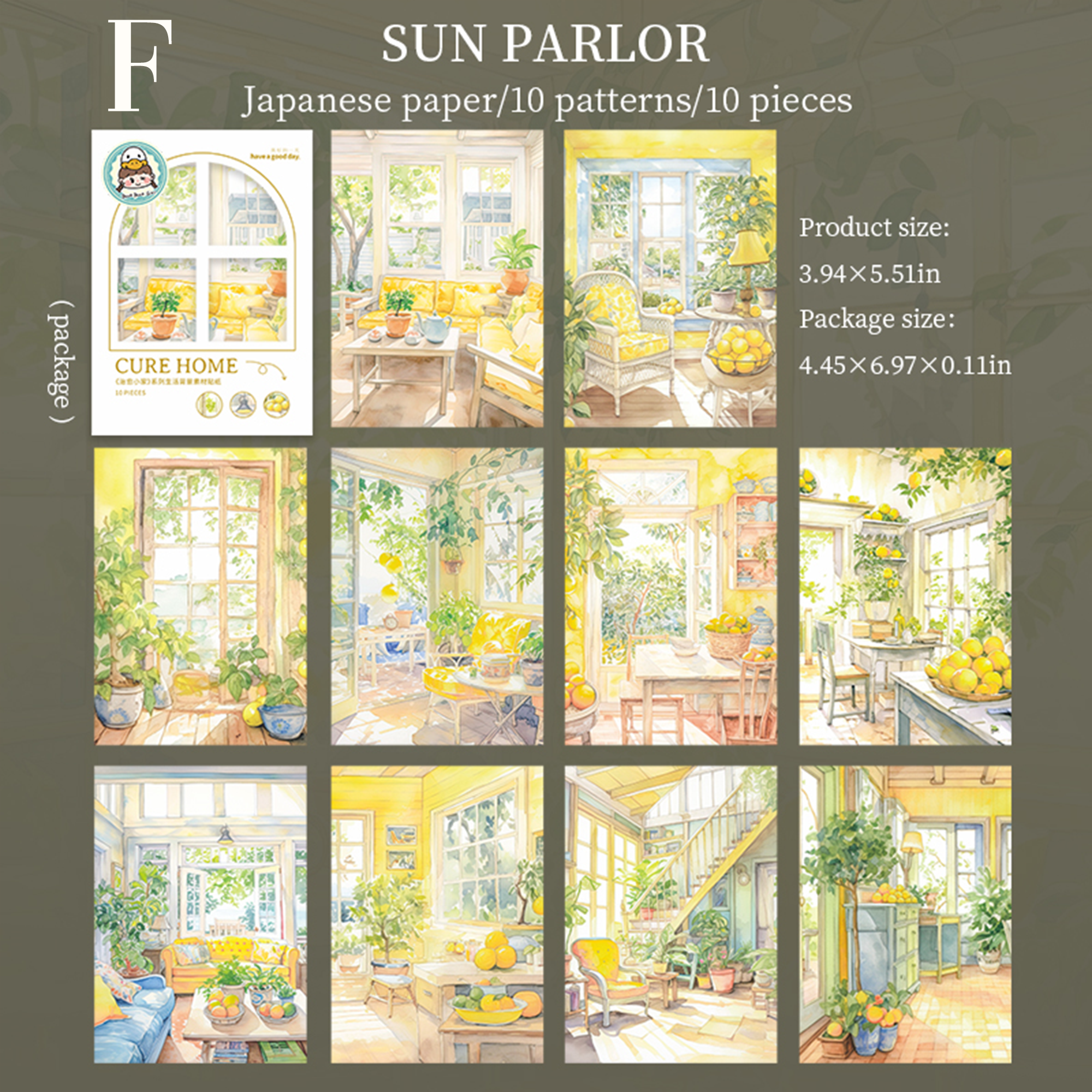 Healing Little Home Washi Sticker