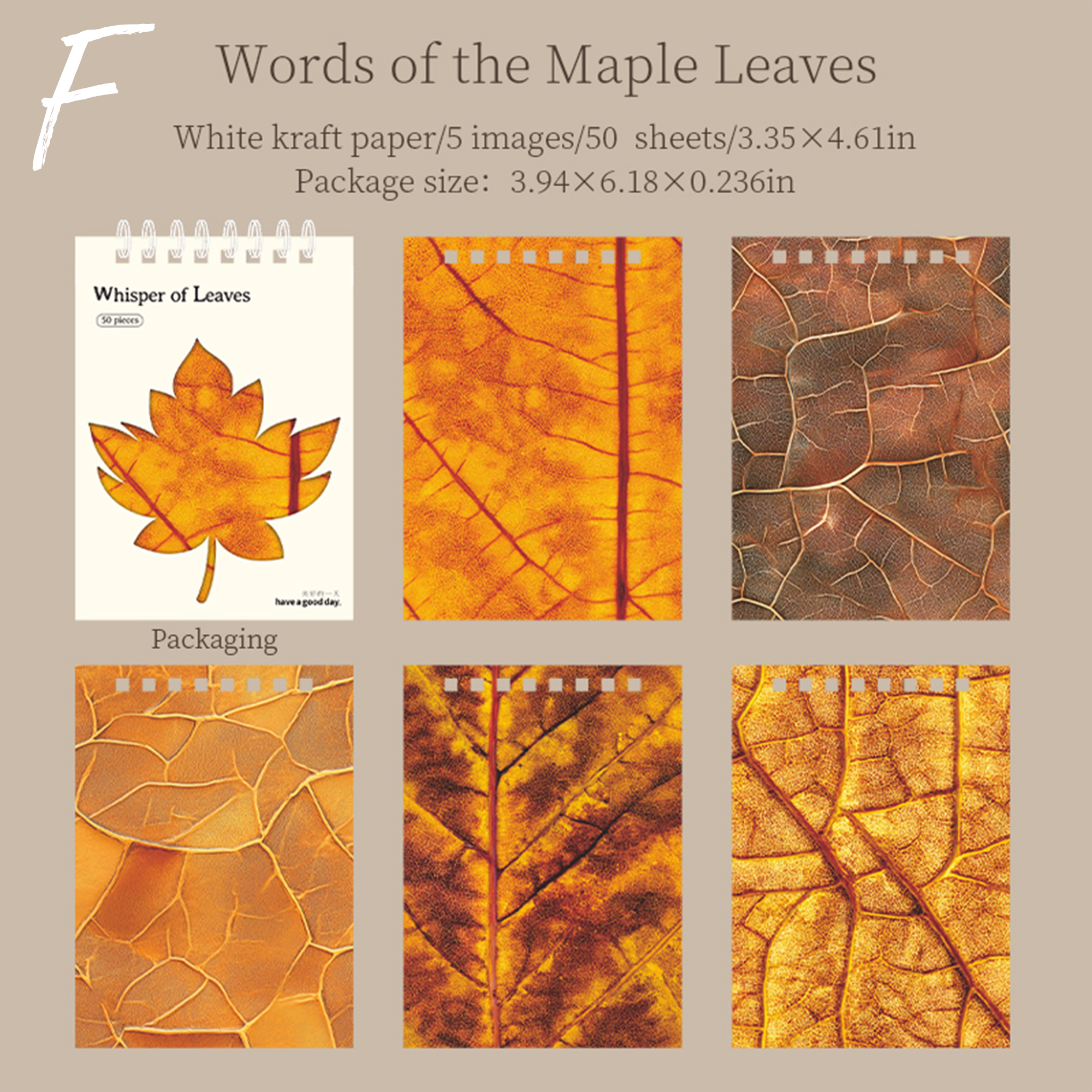 Whispers of Leaves Wirebound Book