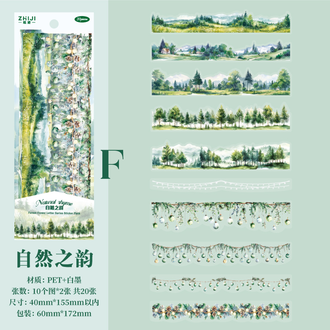 Forest Flower News PET Sticker