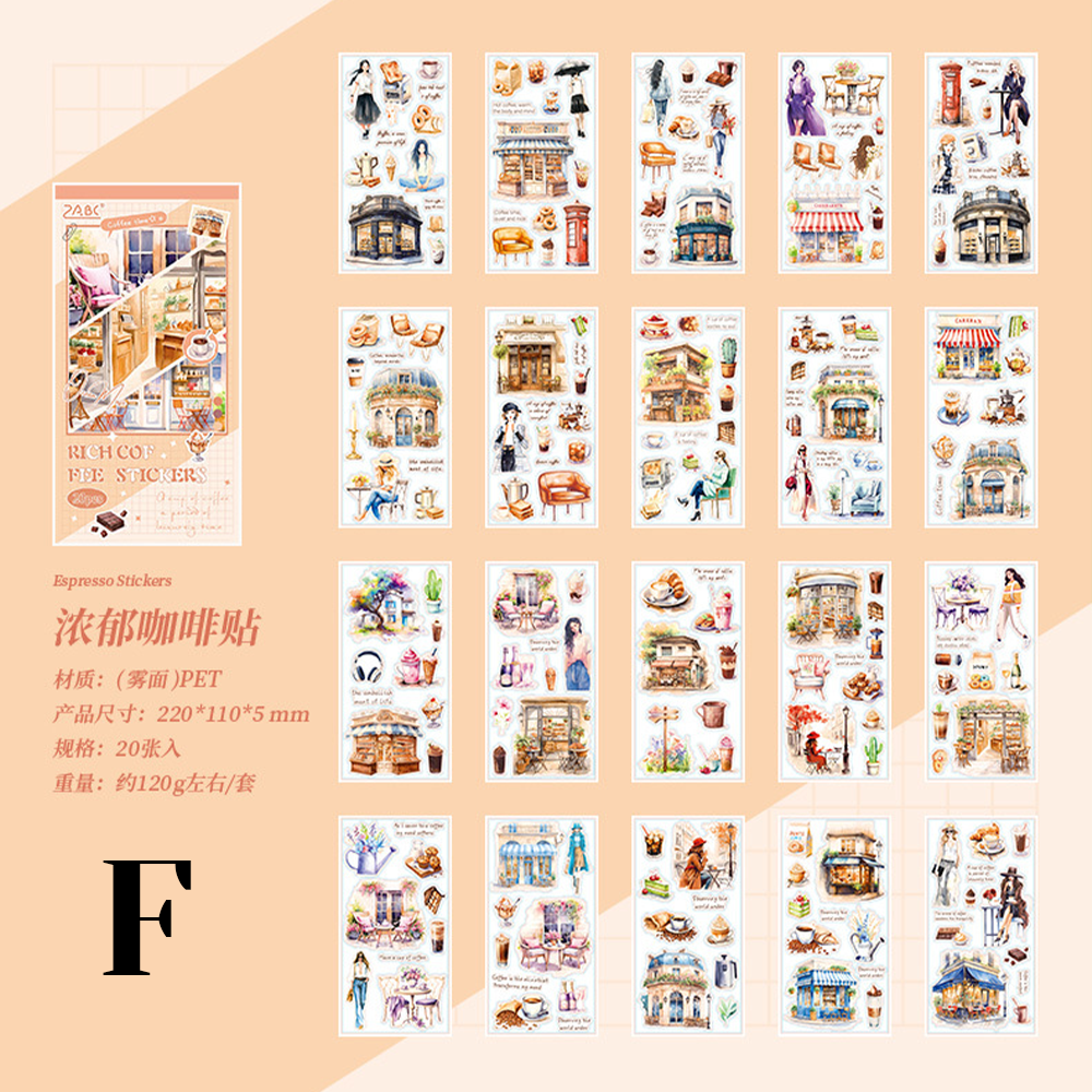 Hazy Memories Pre-cut Sticker Book