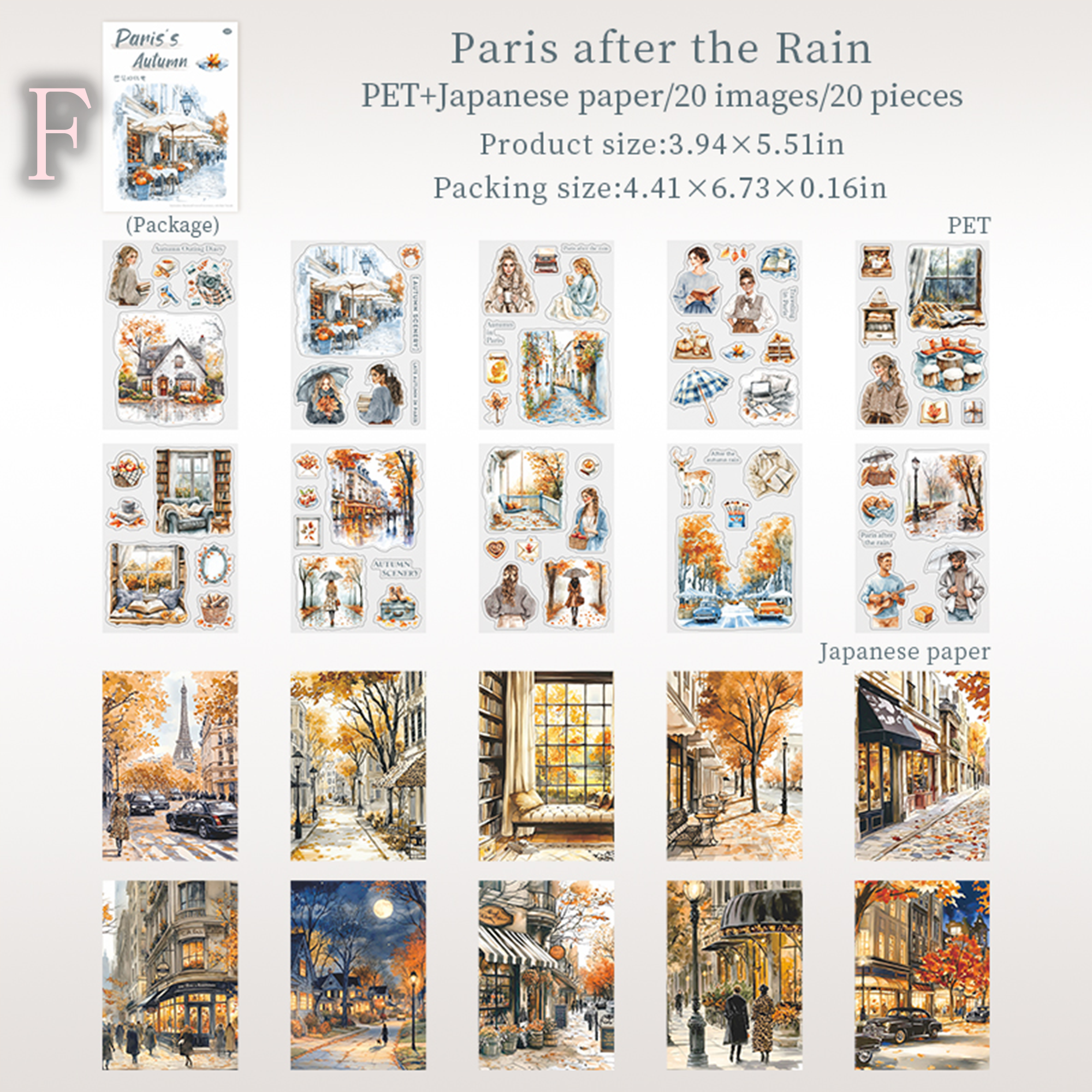 Paris's Autumn Sticker Book