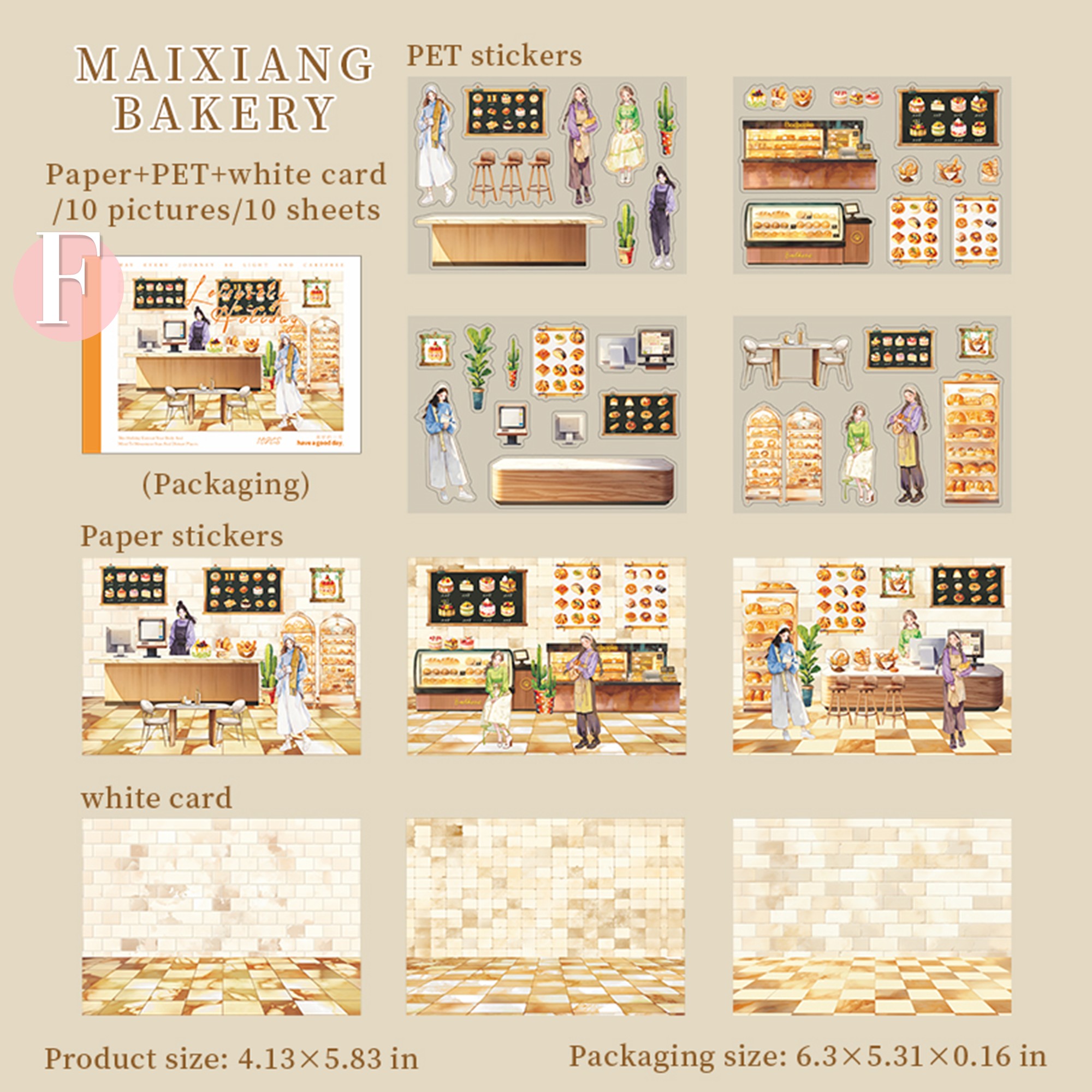 Leisurely Holidoy Landscaping Sticker Book