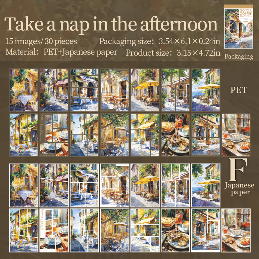 Go To a Coffee Place Sticker Book