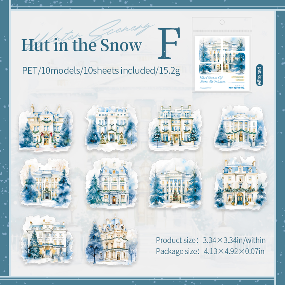 Winter landscape PET Sticker