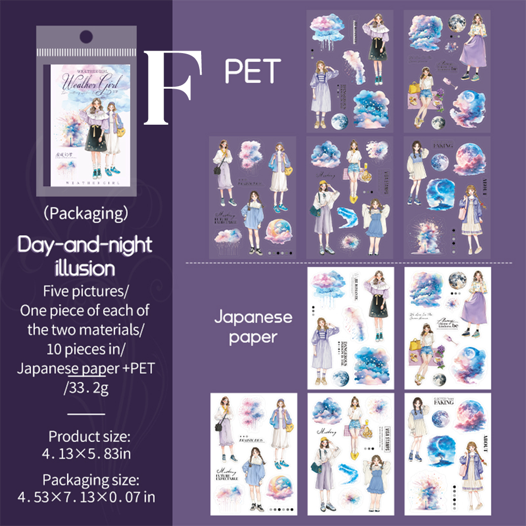 Weather Girl Sticker Books