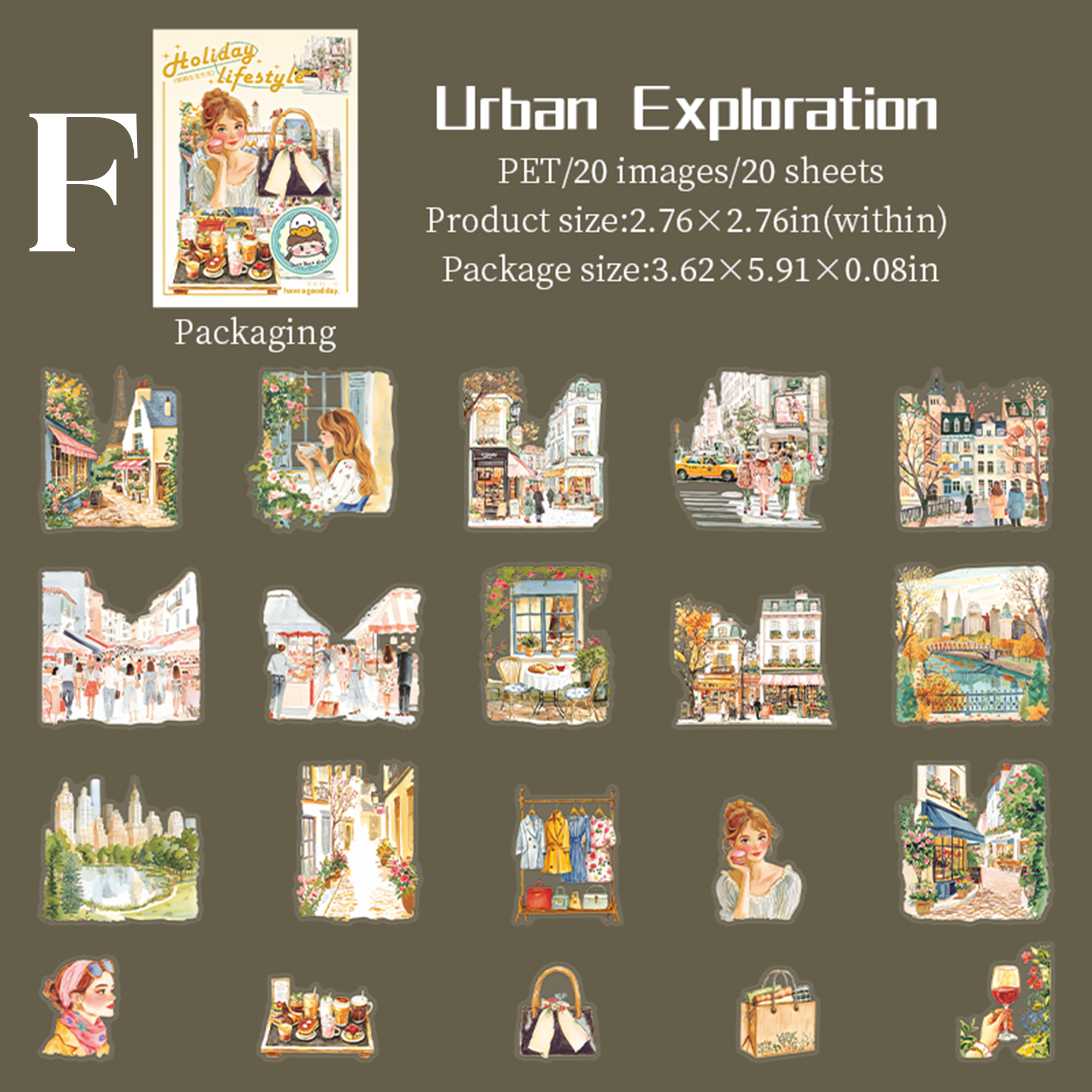 Holiday Lifestyle PET Sticker