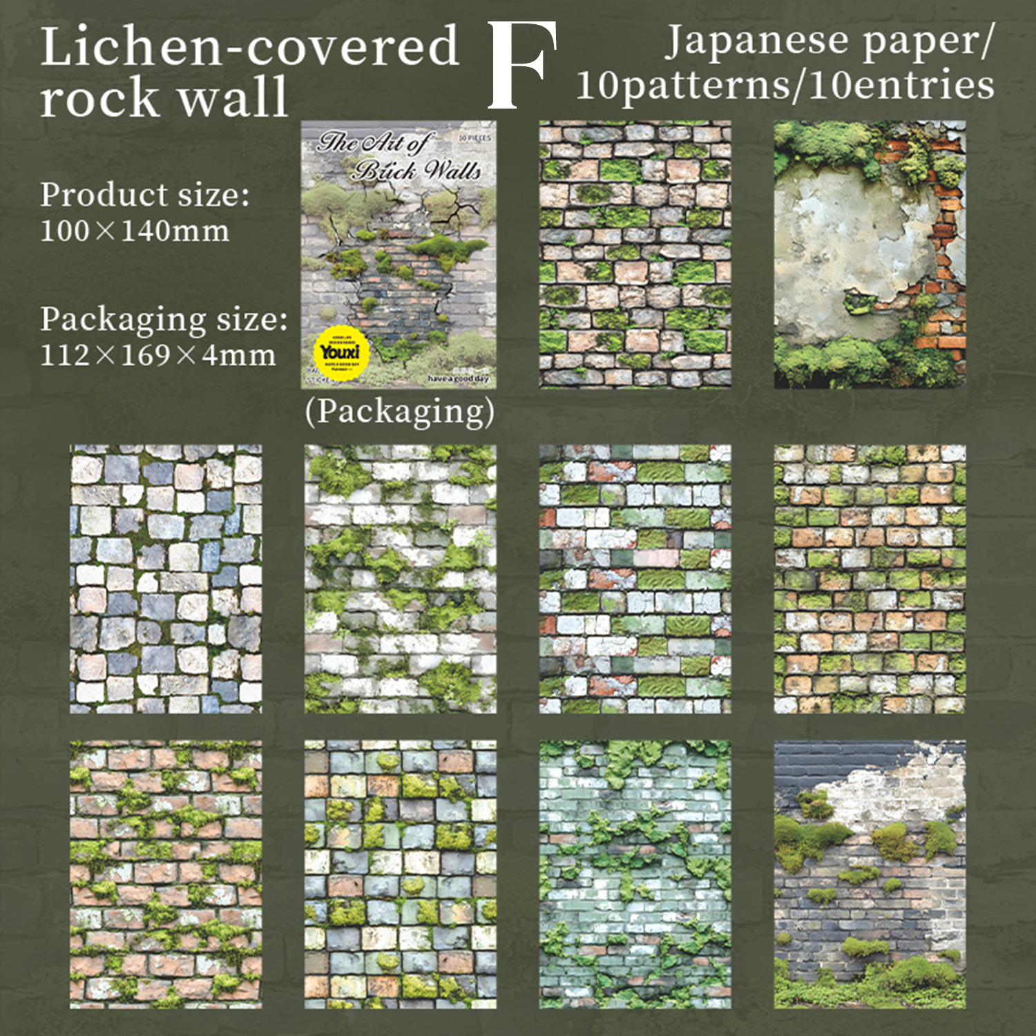 The Art of Brick Walls Washi Sticker