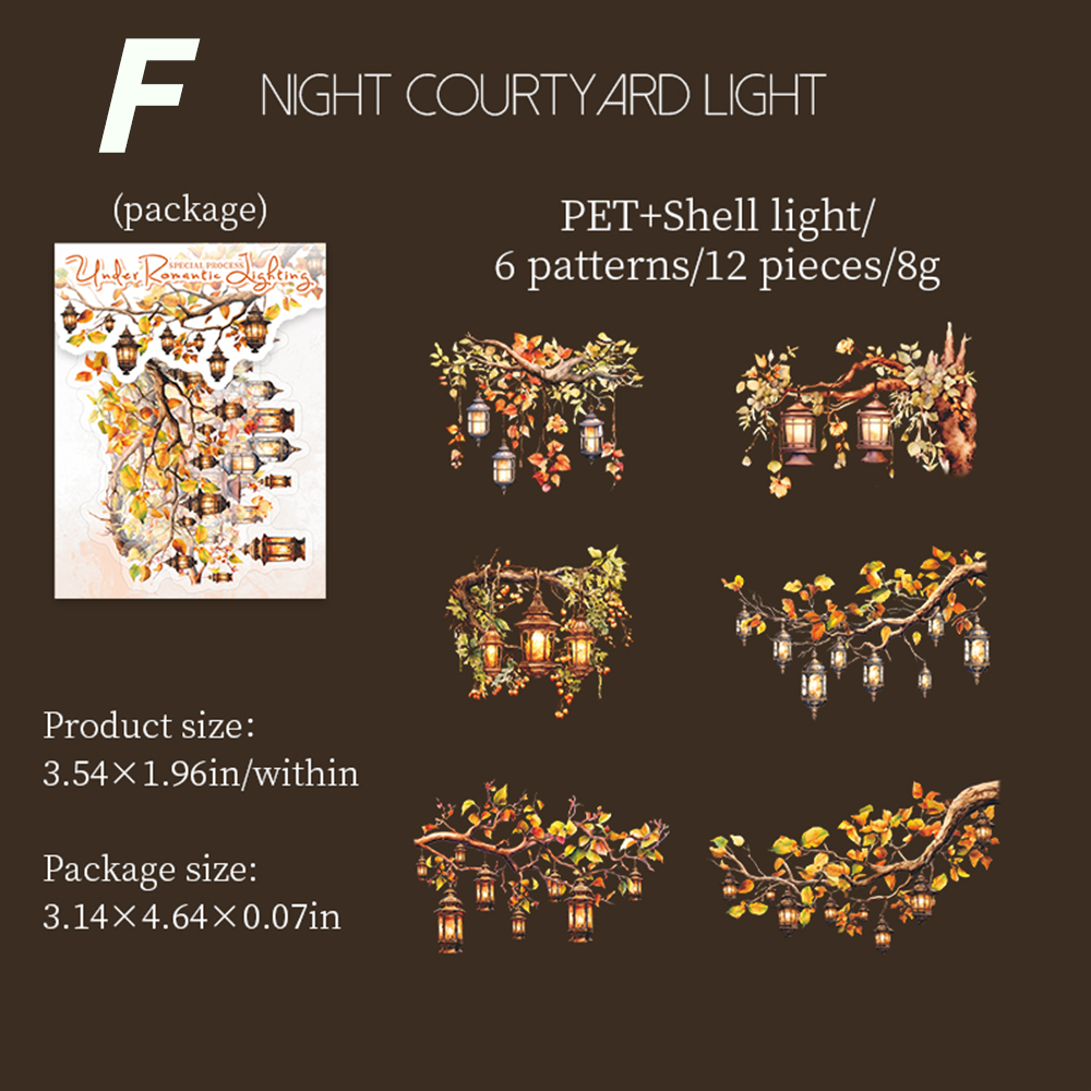 Romantic Lighting PET Sticker