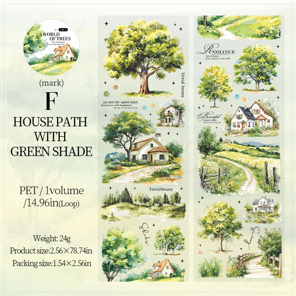 Scenery of a Tree PET Tape