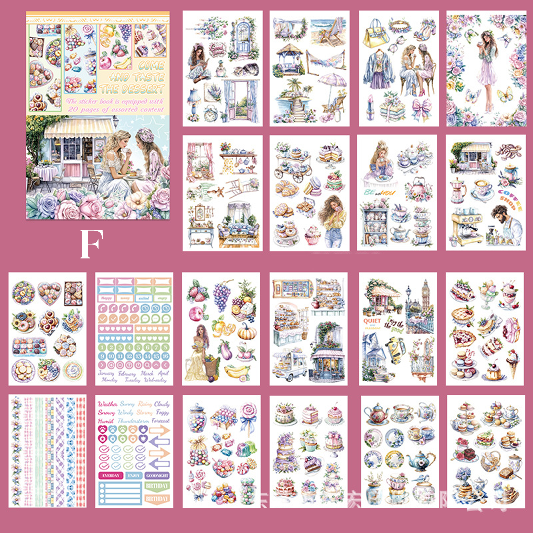 Vintage Sticker Book Vol.17
