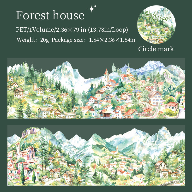 Small Village PET Tape