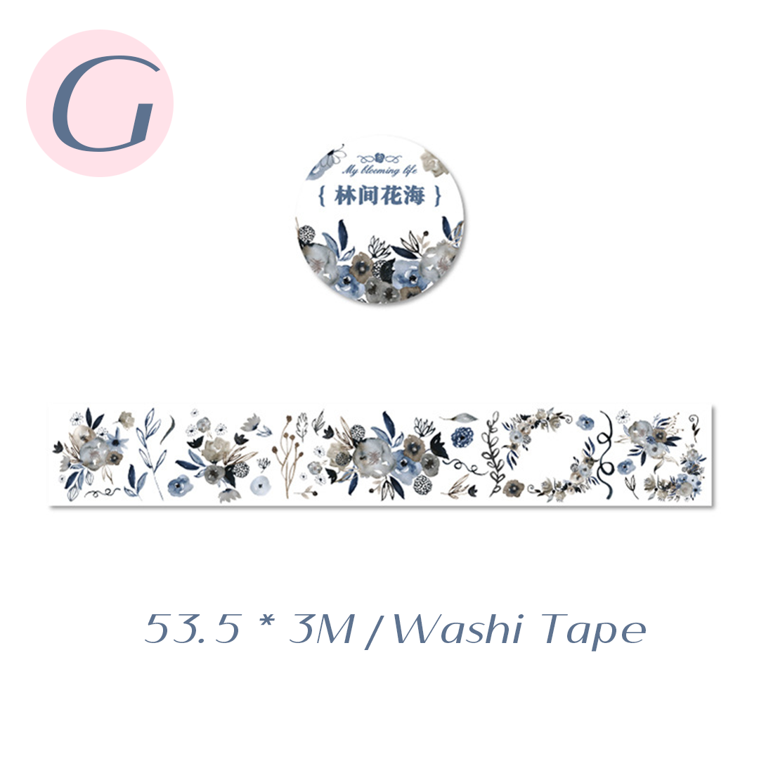 Flower Quotes Series Plant Flower Washi Tape