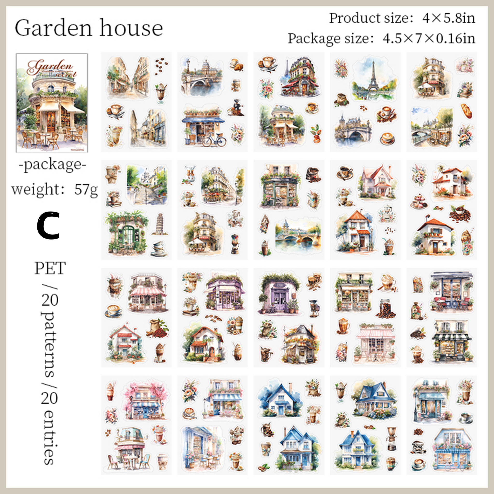 My Secret Garden Pre-cut Sticker Book