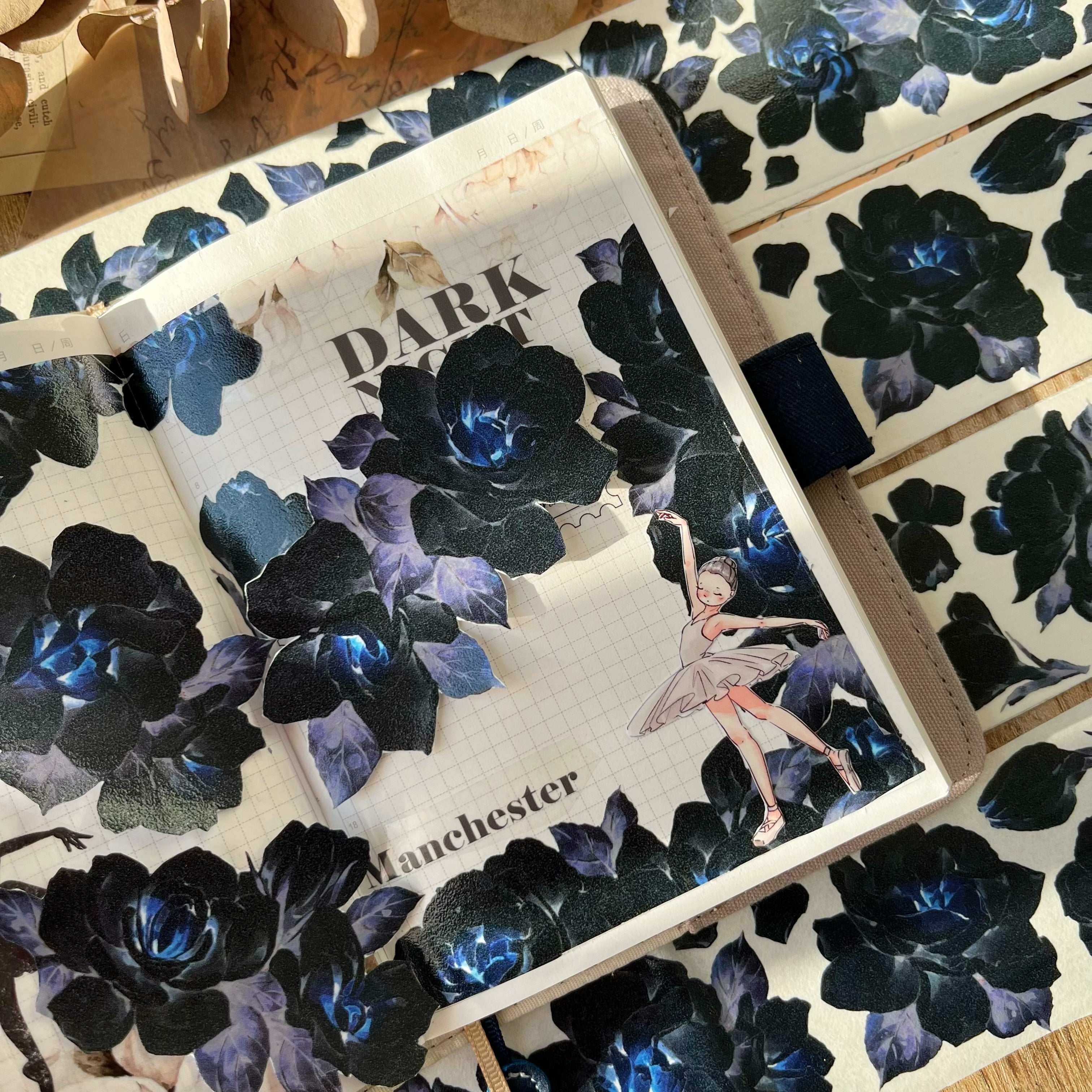 Vintage Gardenia Washi/PET Tape (5.5cm*100cm)