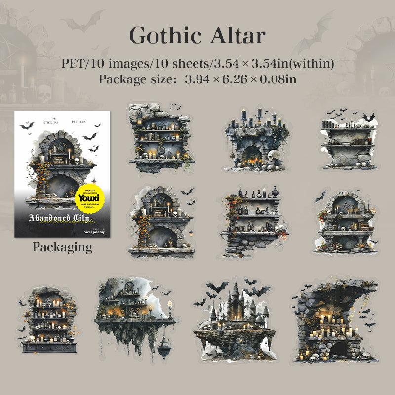 Abandoned City PET Sticker