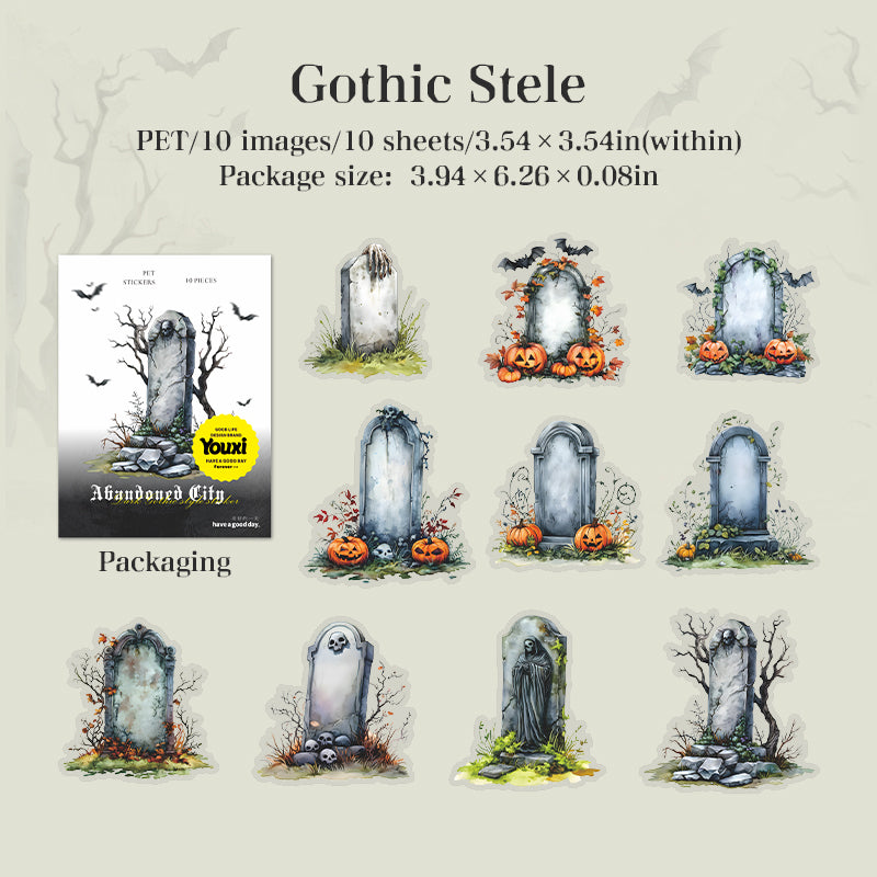 Abandoned City PET Sticker