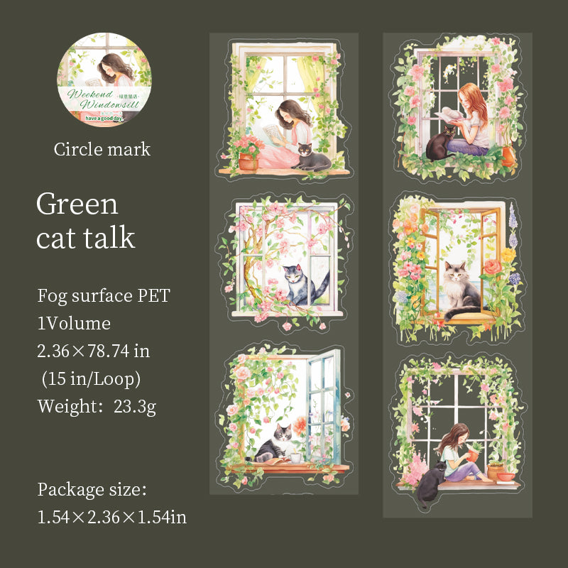 Weekend Windowsill PET Tape