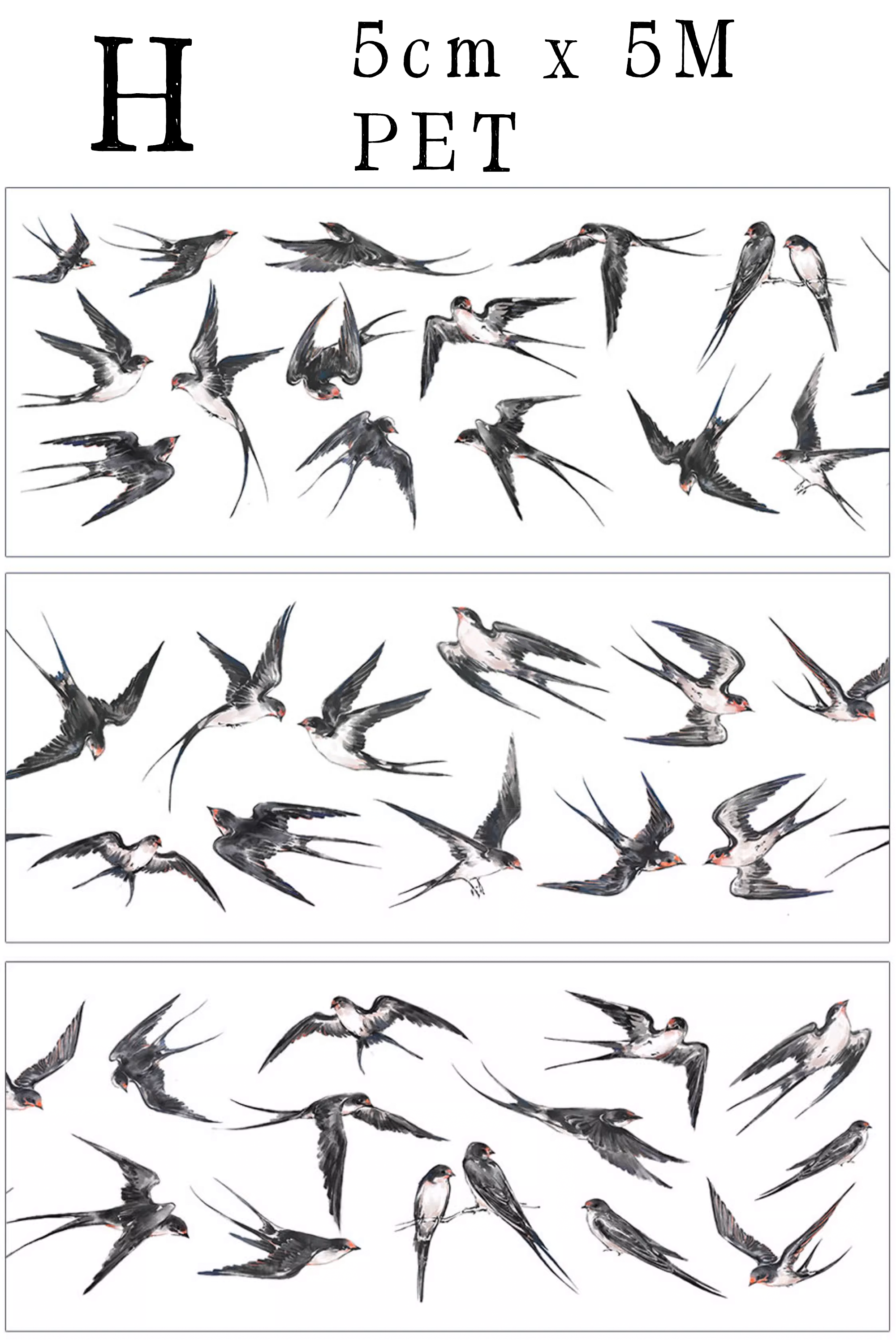 【ZERO】Animal Landscaping Tape (8 Styles)(Whole Roll Tape)