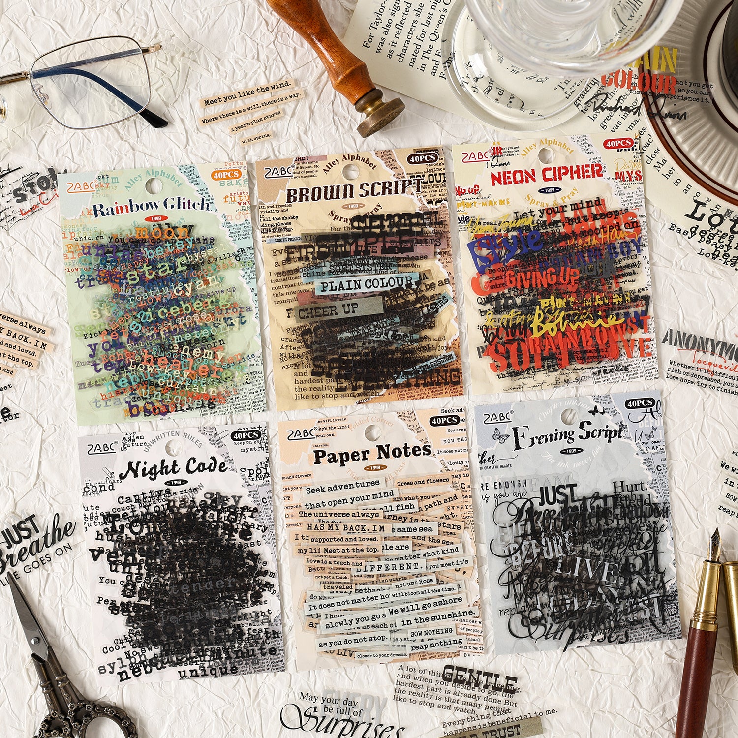 Whispers Among the Words Sticker