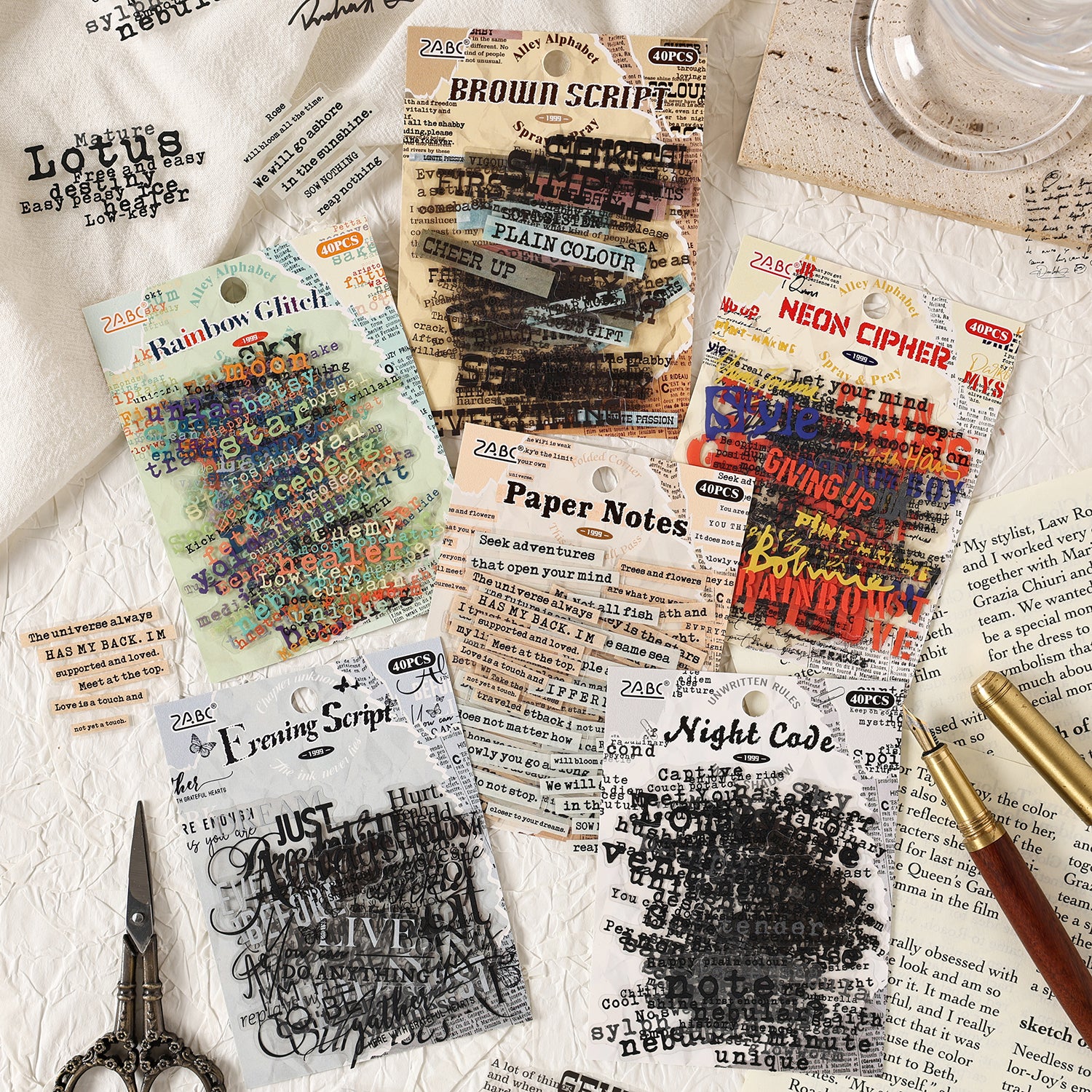 Whispers Among the Words Sticker