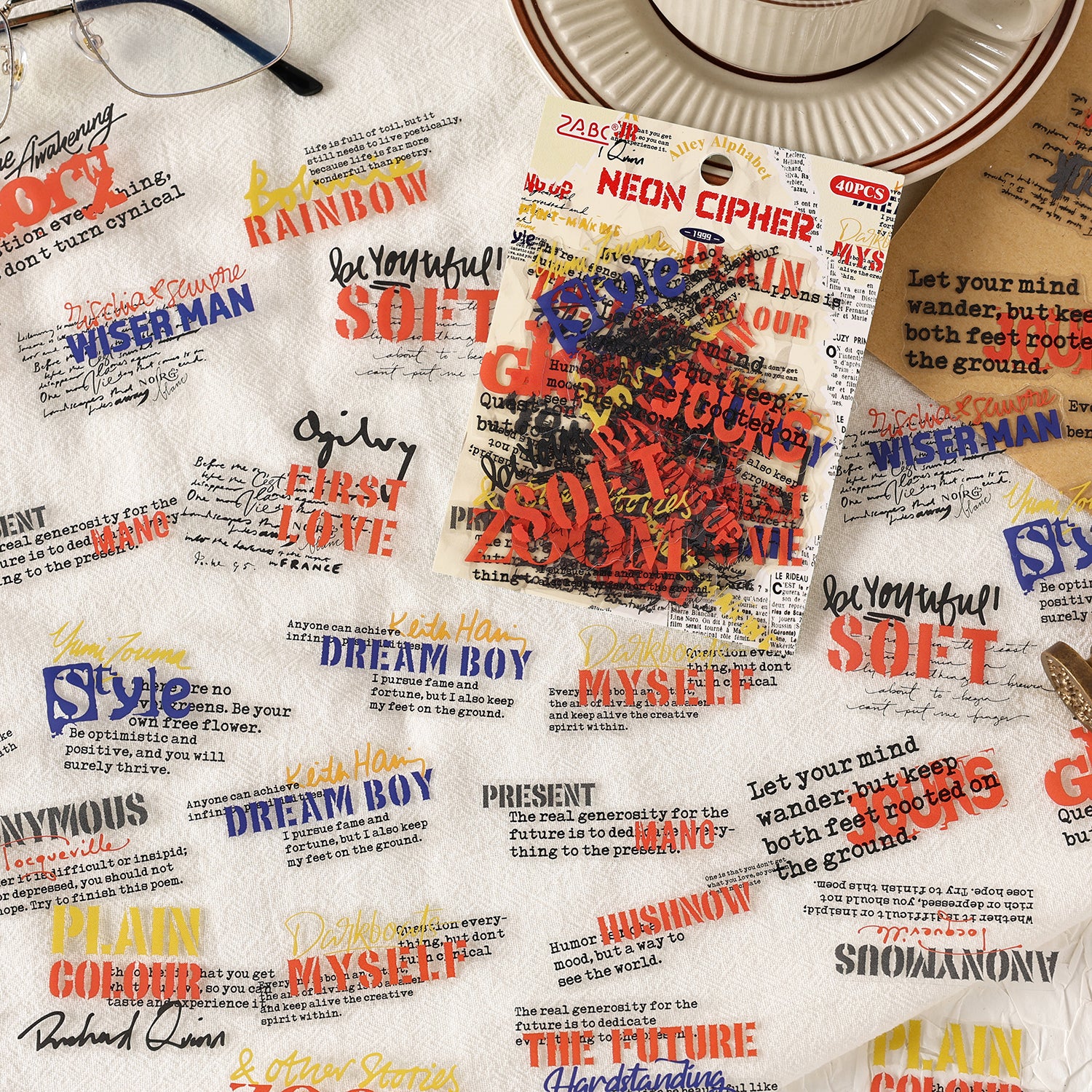 Whispers Among the Words Sticker