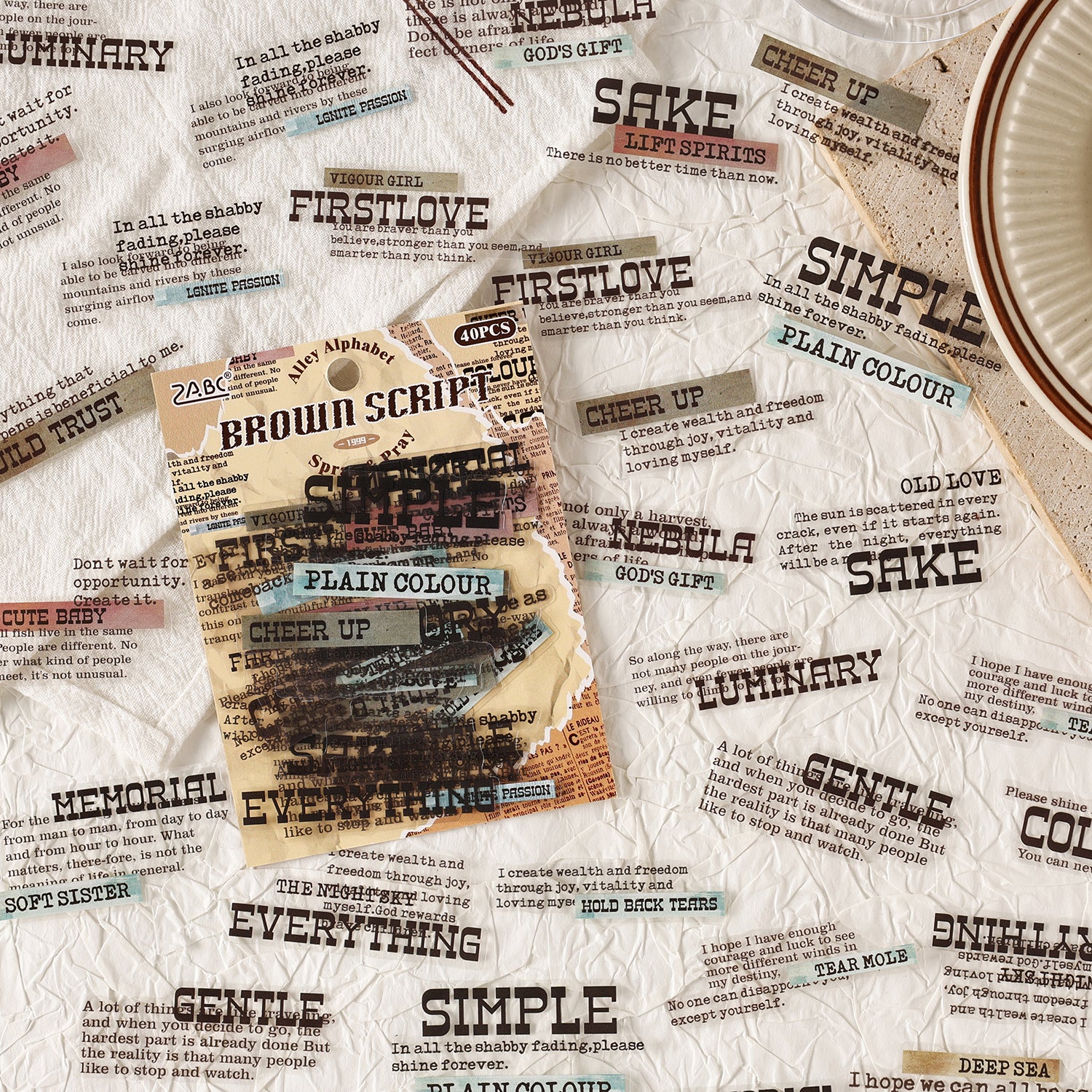 Whispers Among the Words Sticker