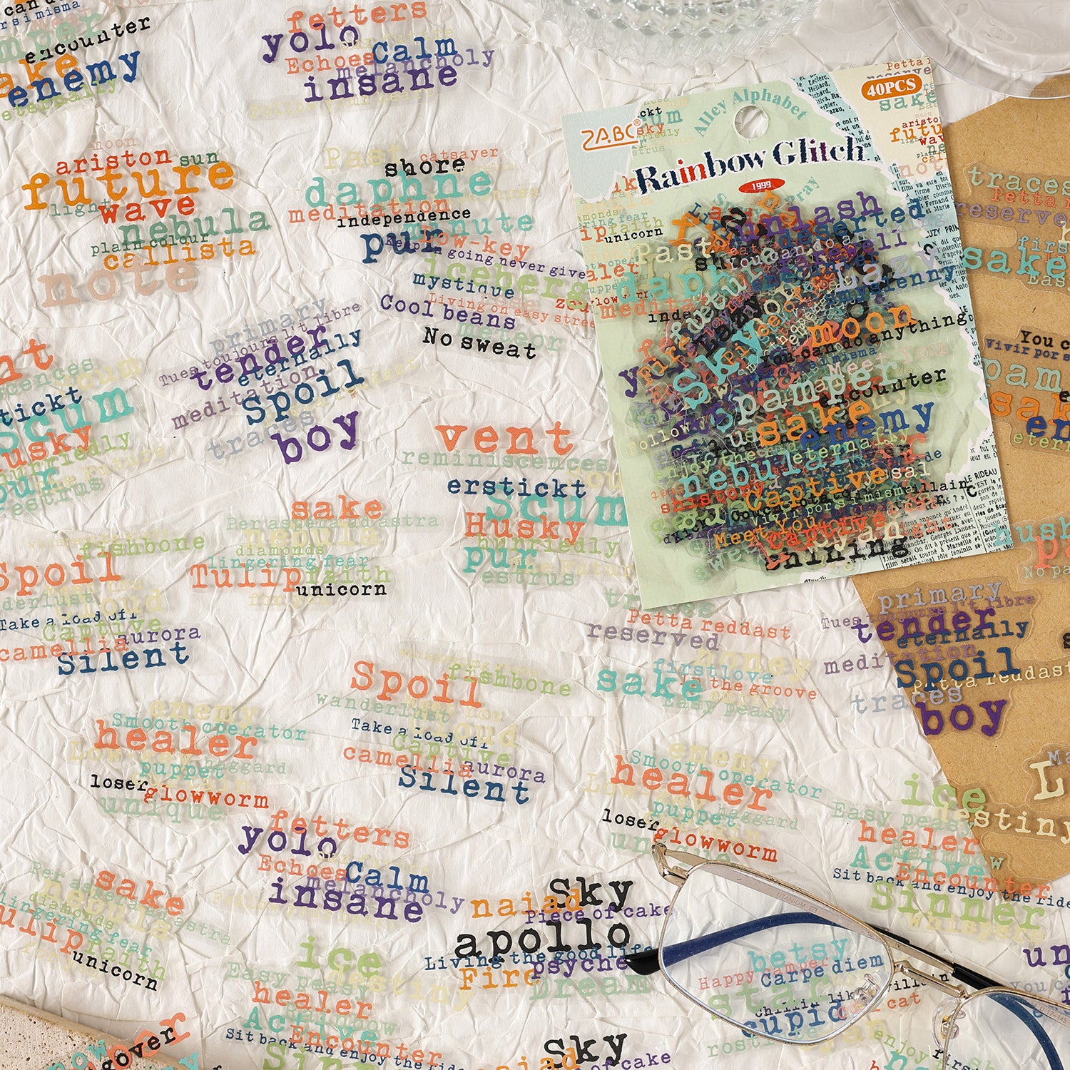 Whispers Among the Words Sticker