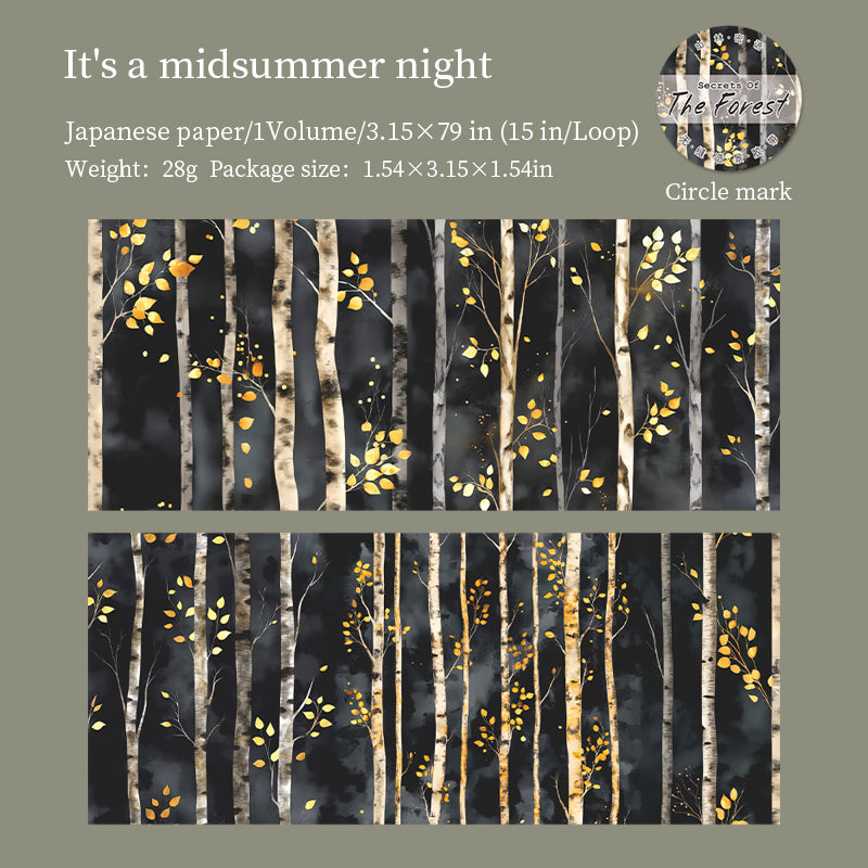 Secrets of the forest Washi Tape