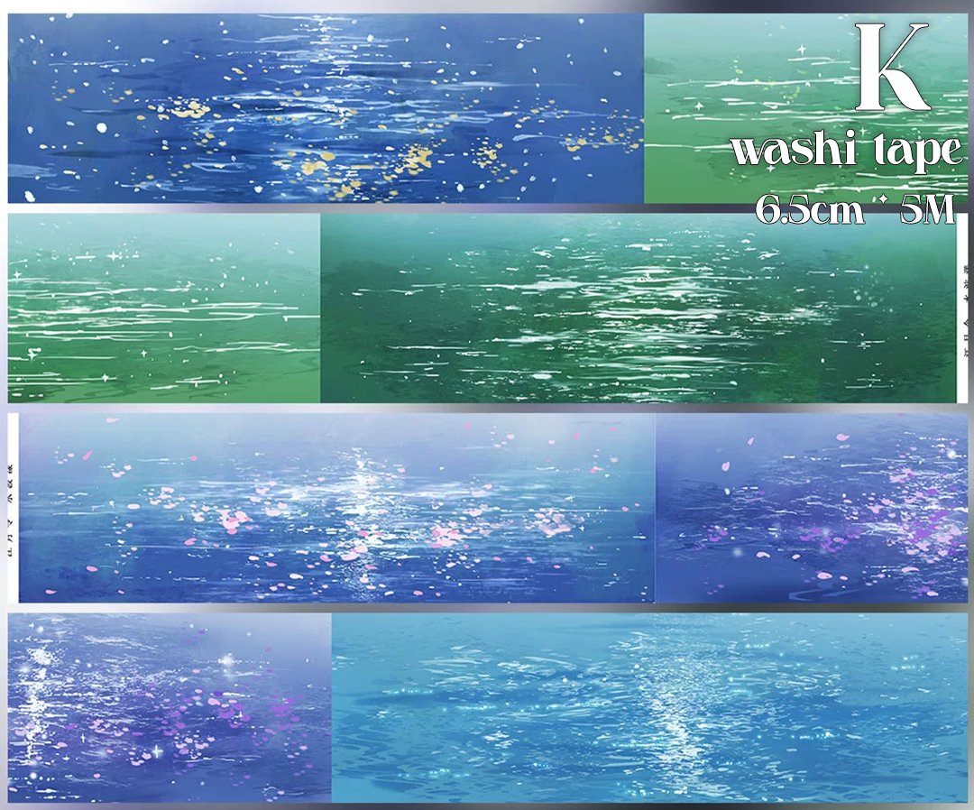 【ZERO】About Night Landscaping Tape(34 Styles)(Whole Roll Tape)