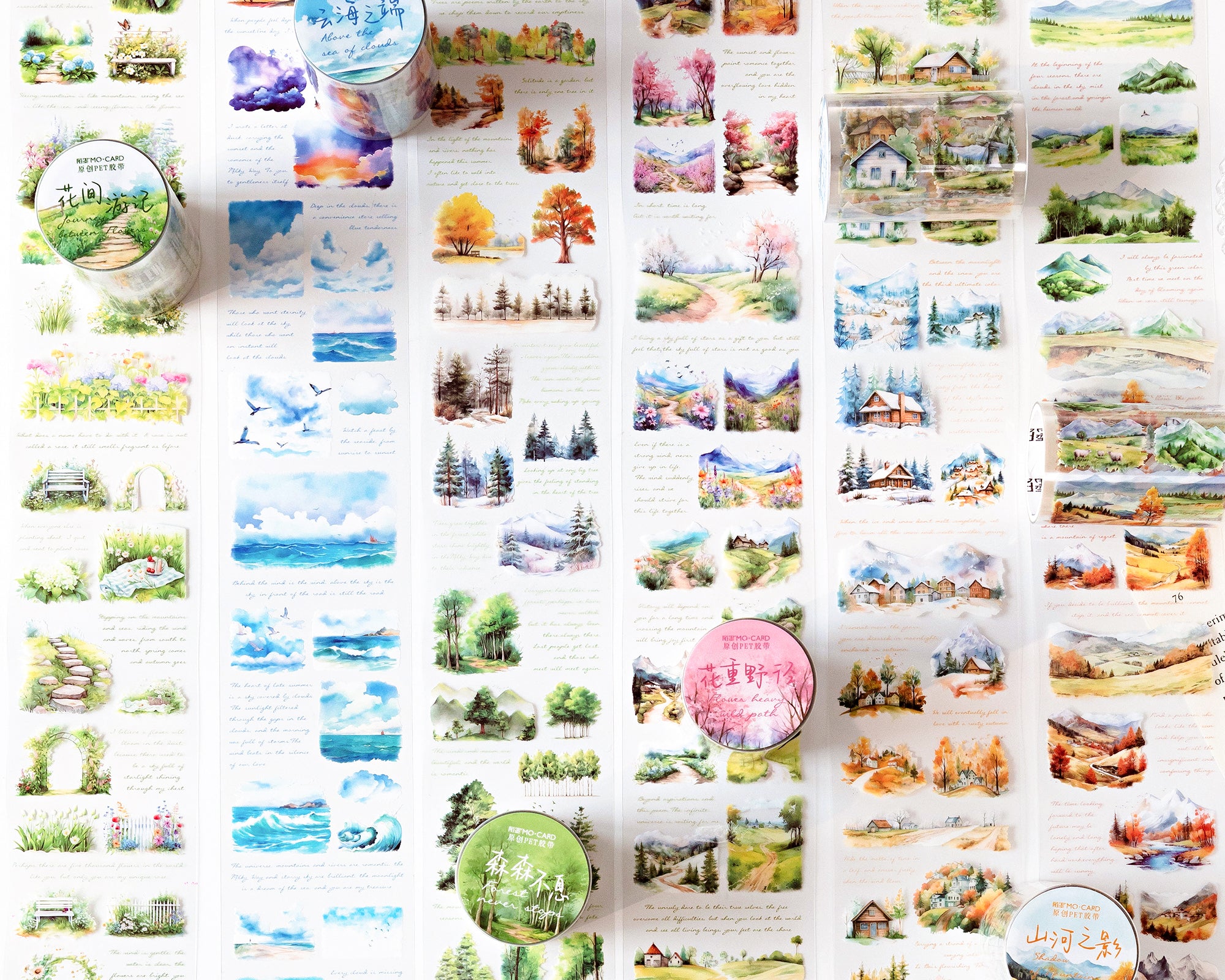 Mountain and Rural Landscape Tape