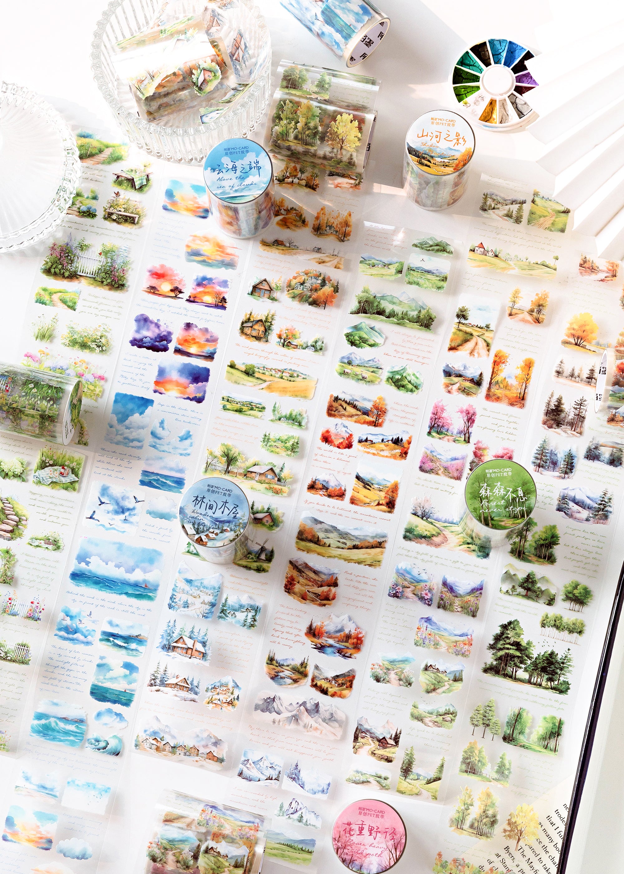 Mountain and Rural Landscape Tape