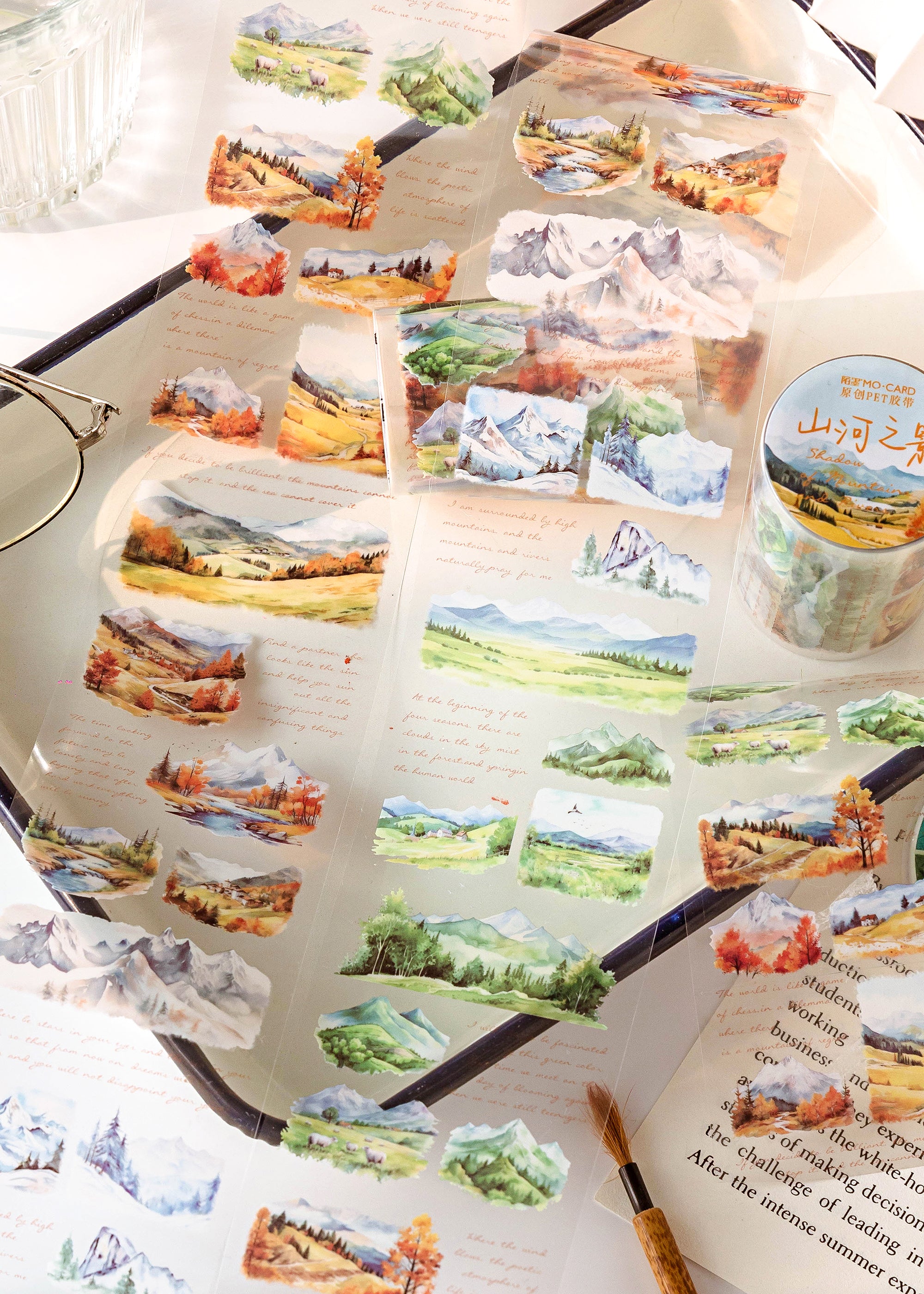 Mountain and Rural Landscape Tape