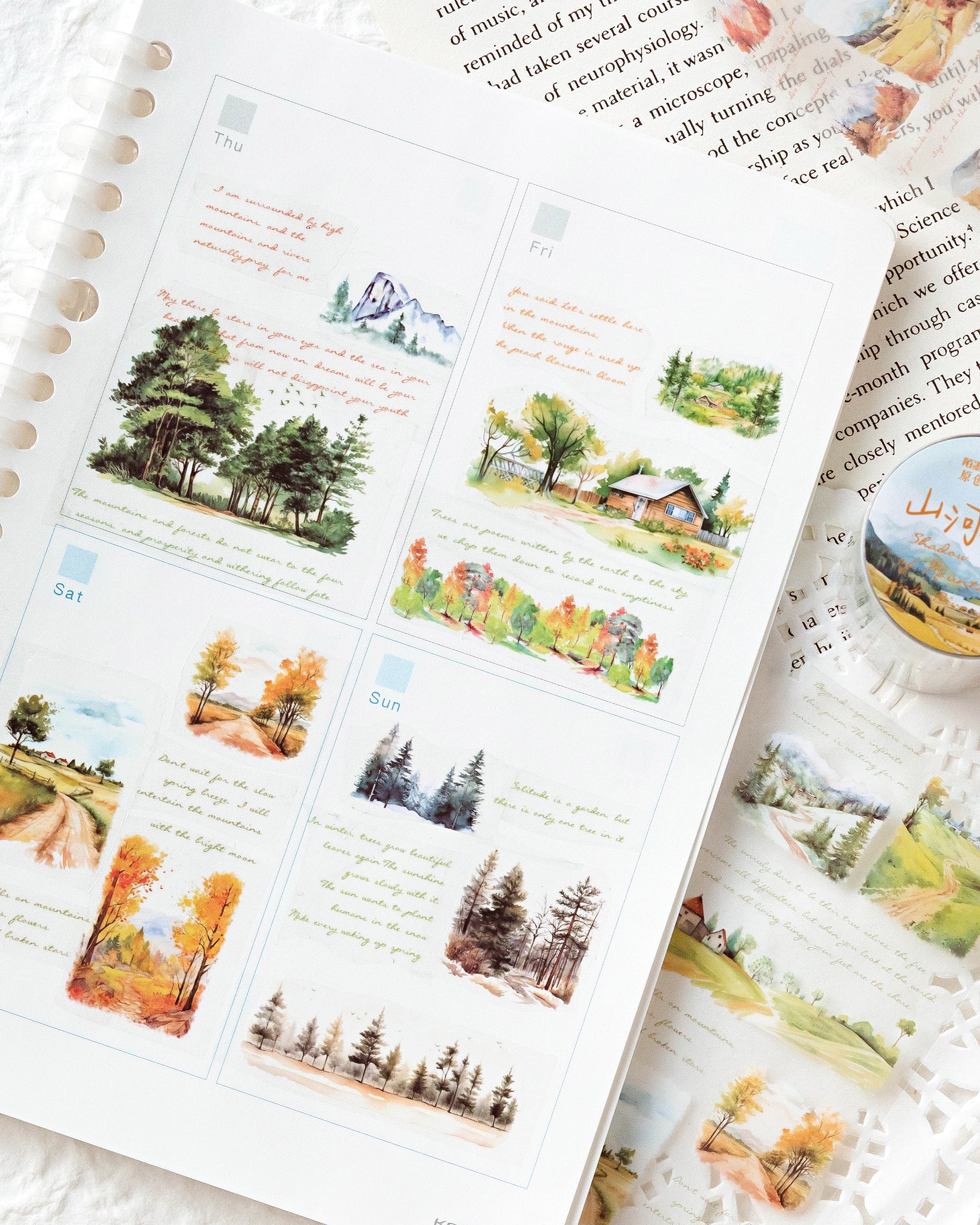 Mountain and Rural Landscape Tape