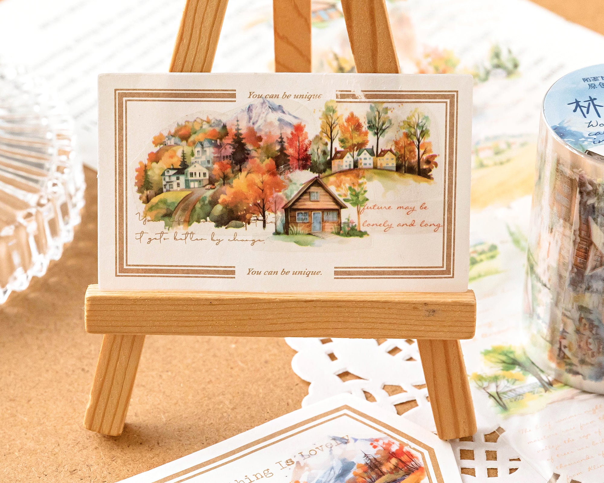 Mountain and Rural Landscape Tape