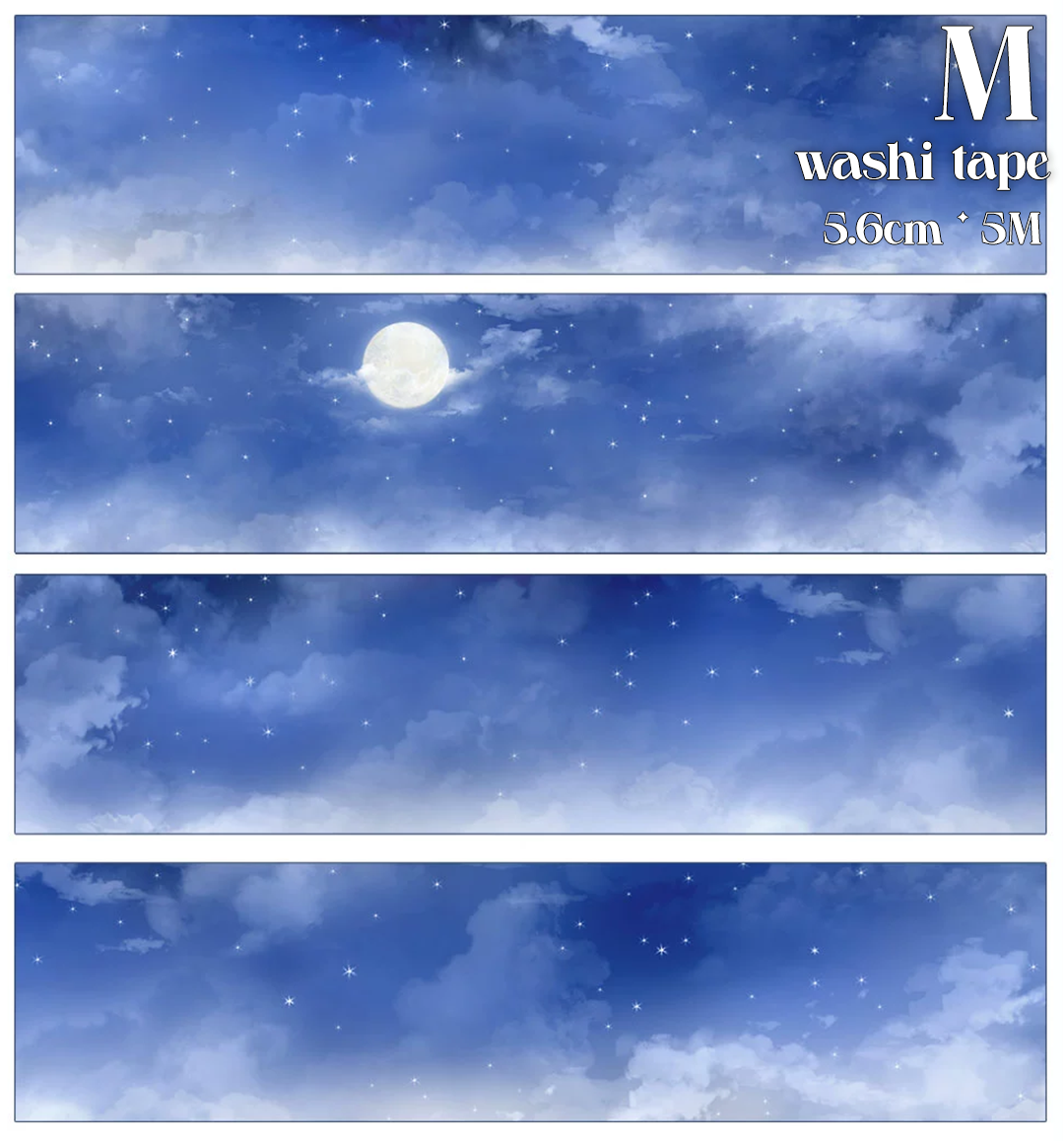 【ZERO】About Night Landscaping Tape(34 Styles)(Whole Roll Tape)