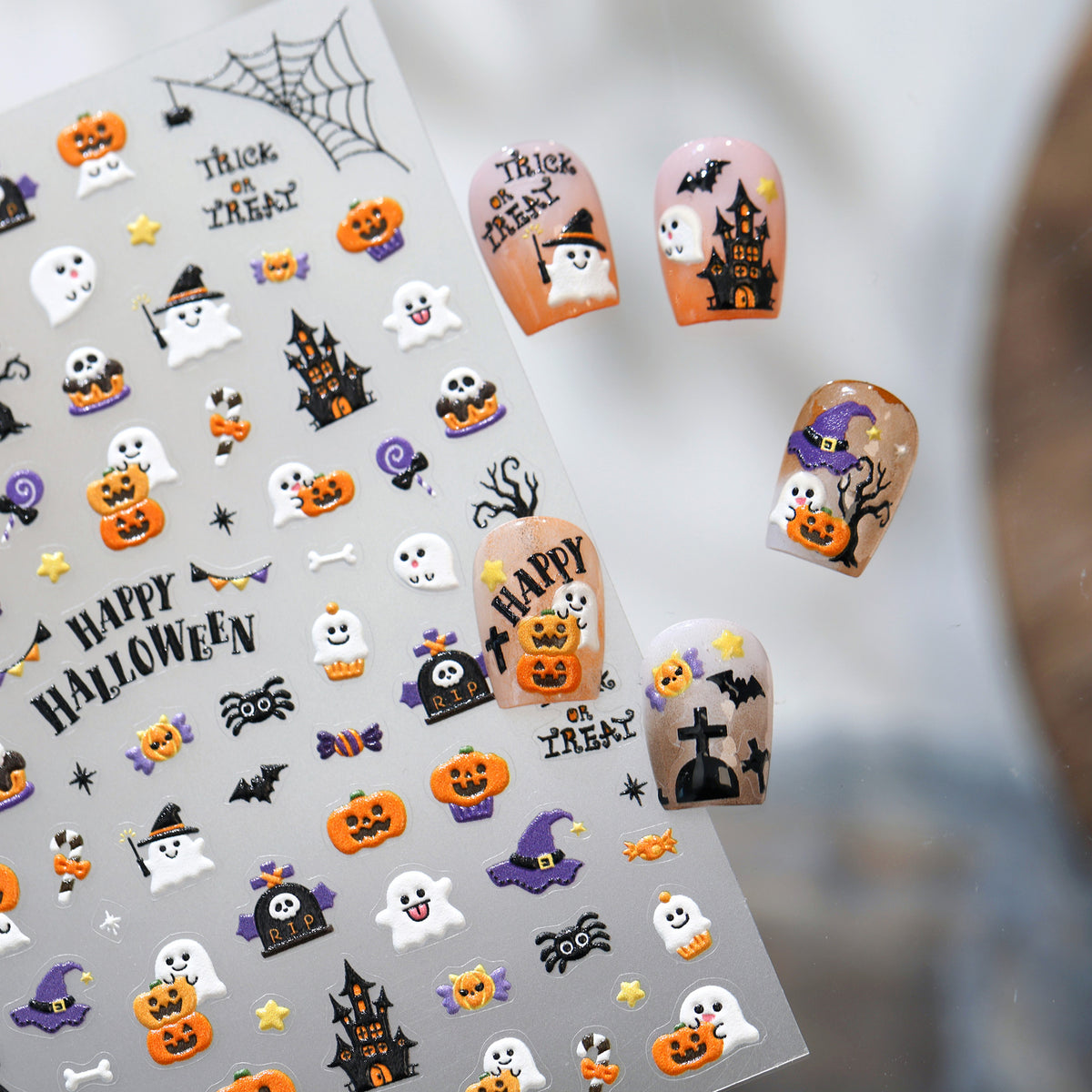 Halloween-themed Mini Stickers
