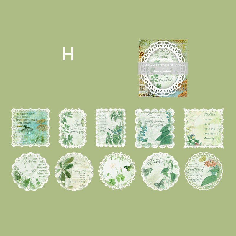 Light Vintage Lace Hollow Paper 20pcs