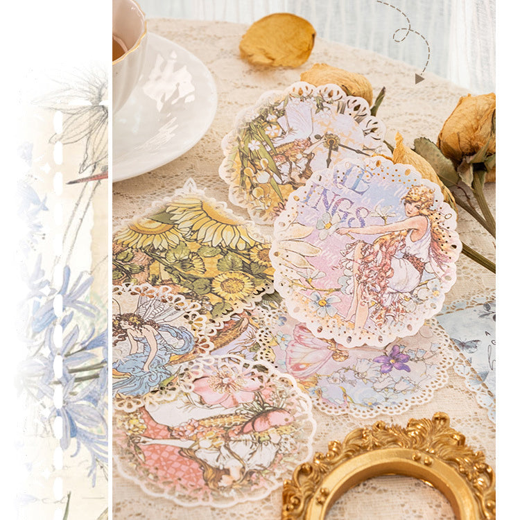 Light Vintage Lace Hollow Paper 20pcs